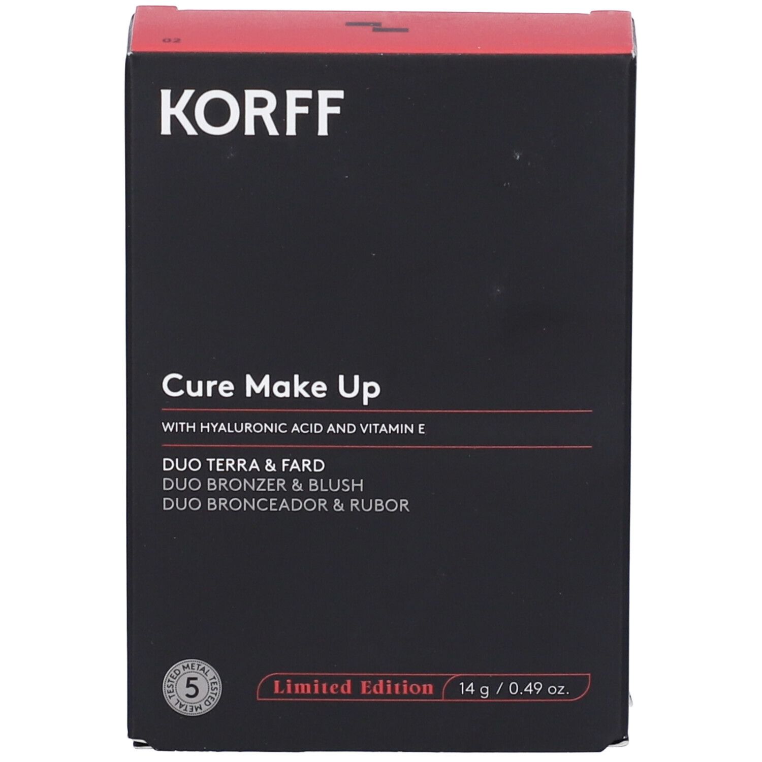 KORFF Cure Make Up Duo Terra & Fard Bronzer & Blush, 14g. Edizione Limitata.