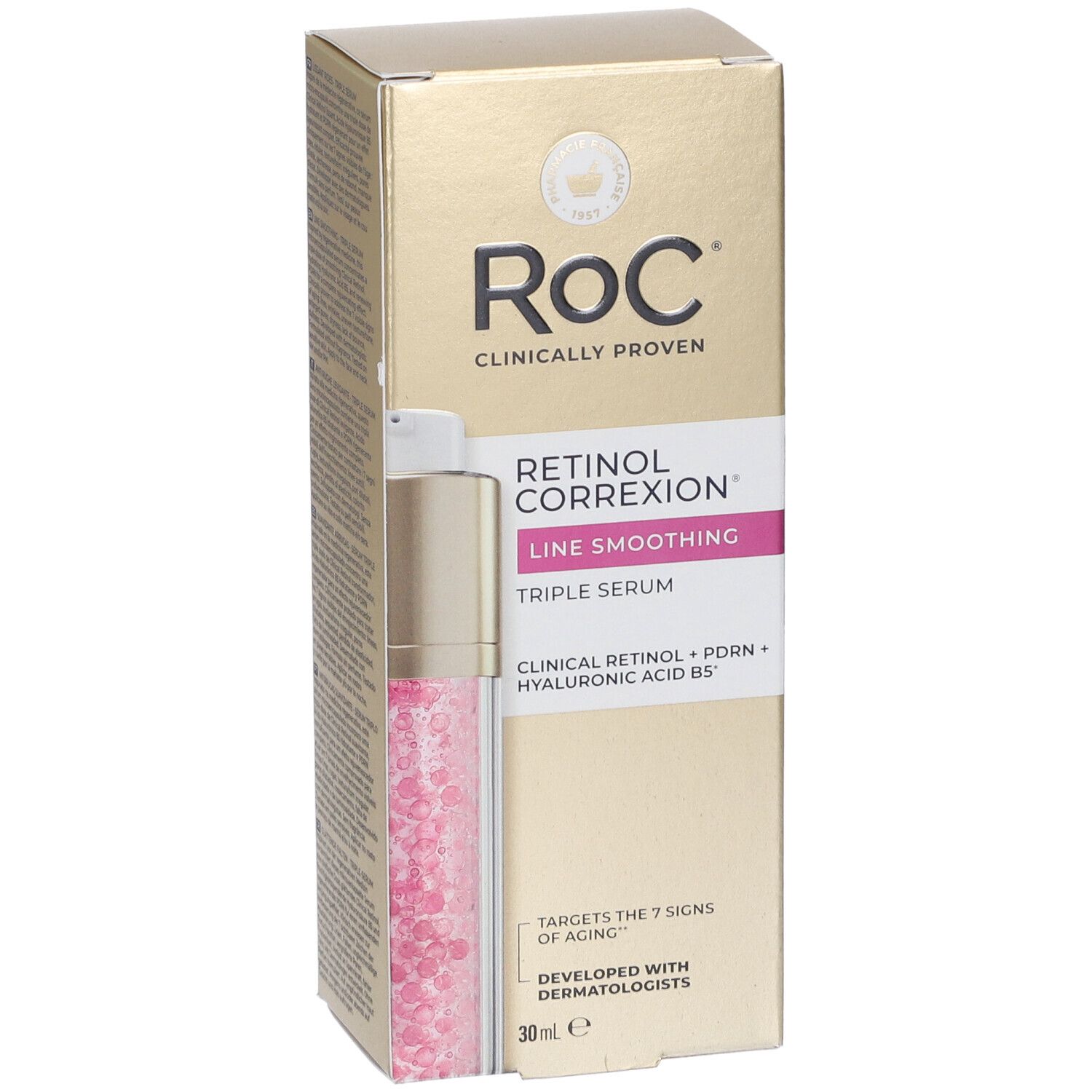 RoC Retinol Correxion siero triplo levigante, 30 ml.