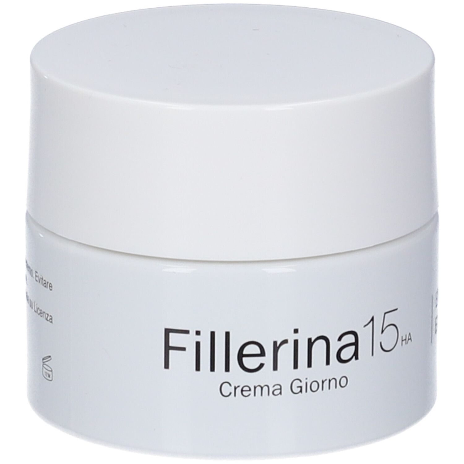 Fillerina 15 HA Extra Volume Crema Giorno Grado 4, vasetto bianco.