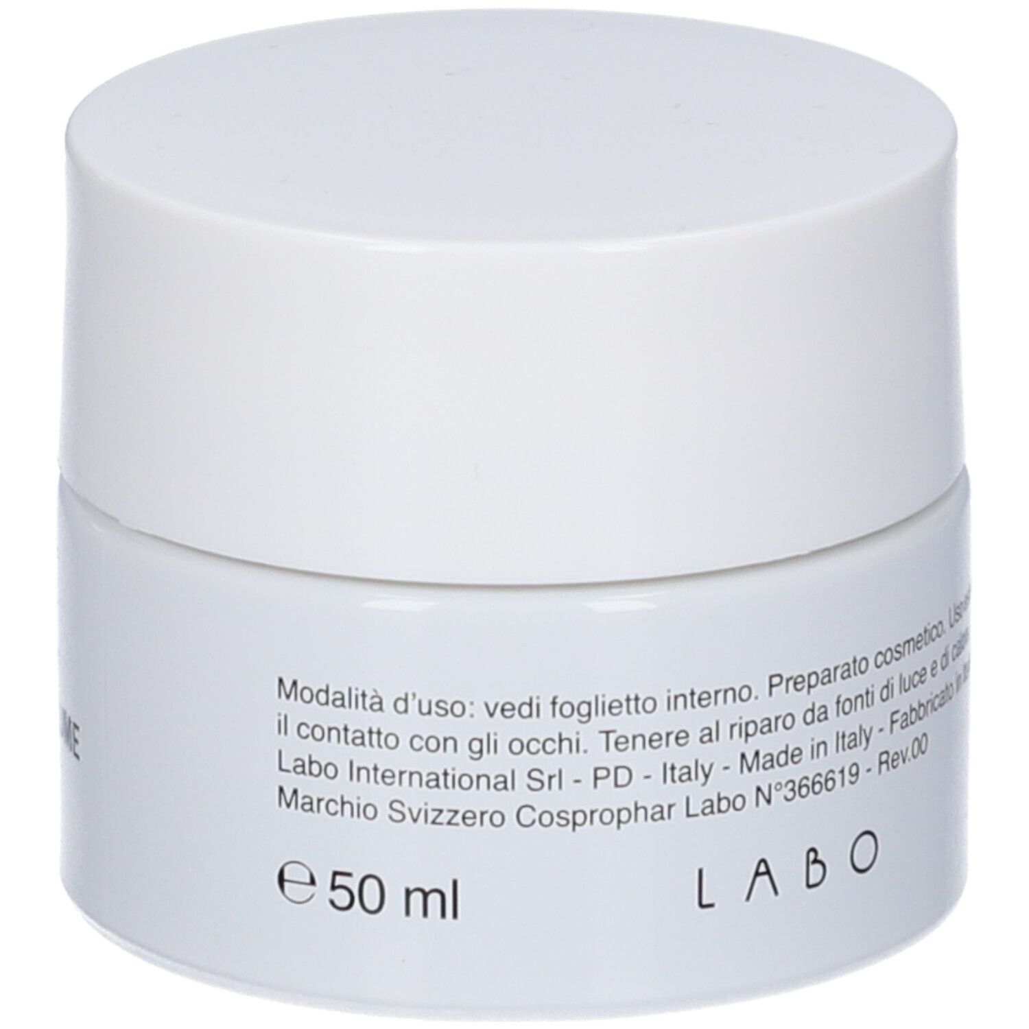 Crema LABO in vaso bianco, 50 ml.
