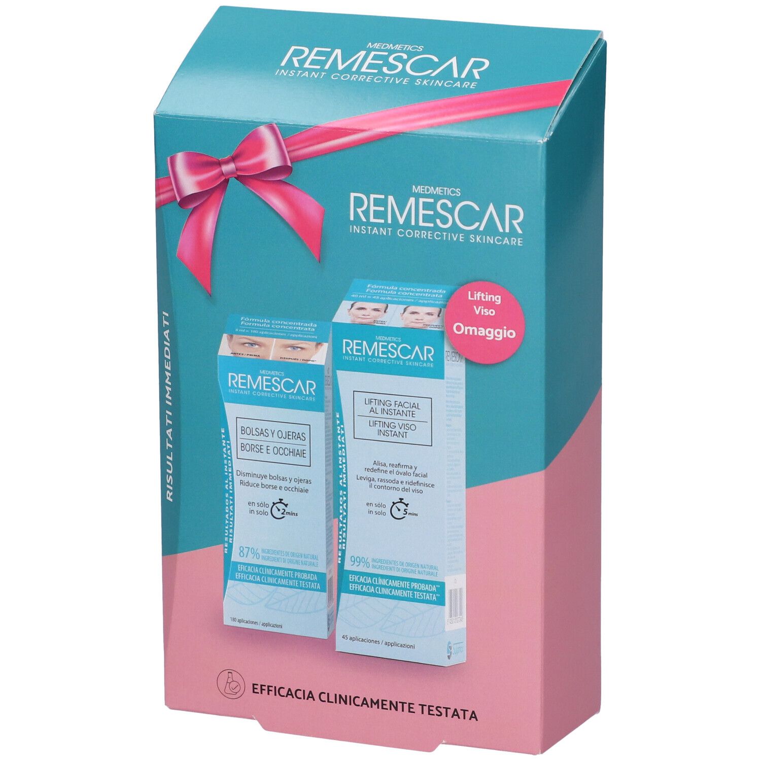 Remescar Kit Borse e Occhiaie + Lifting Viso Instant