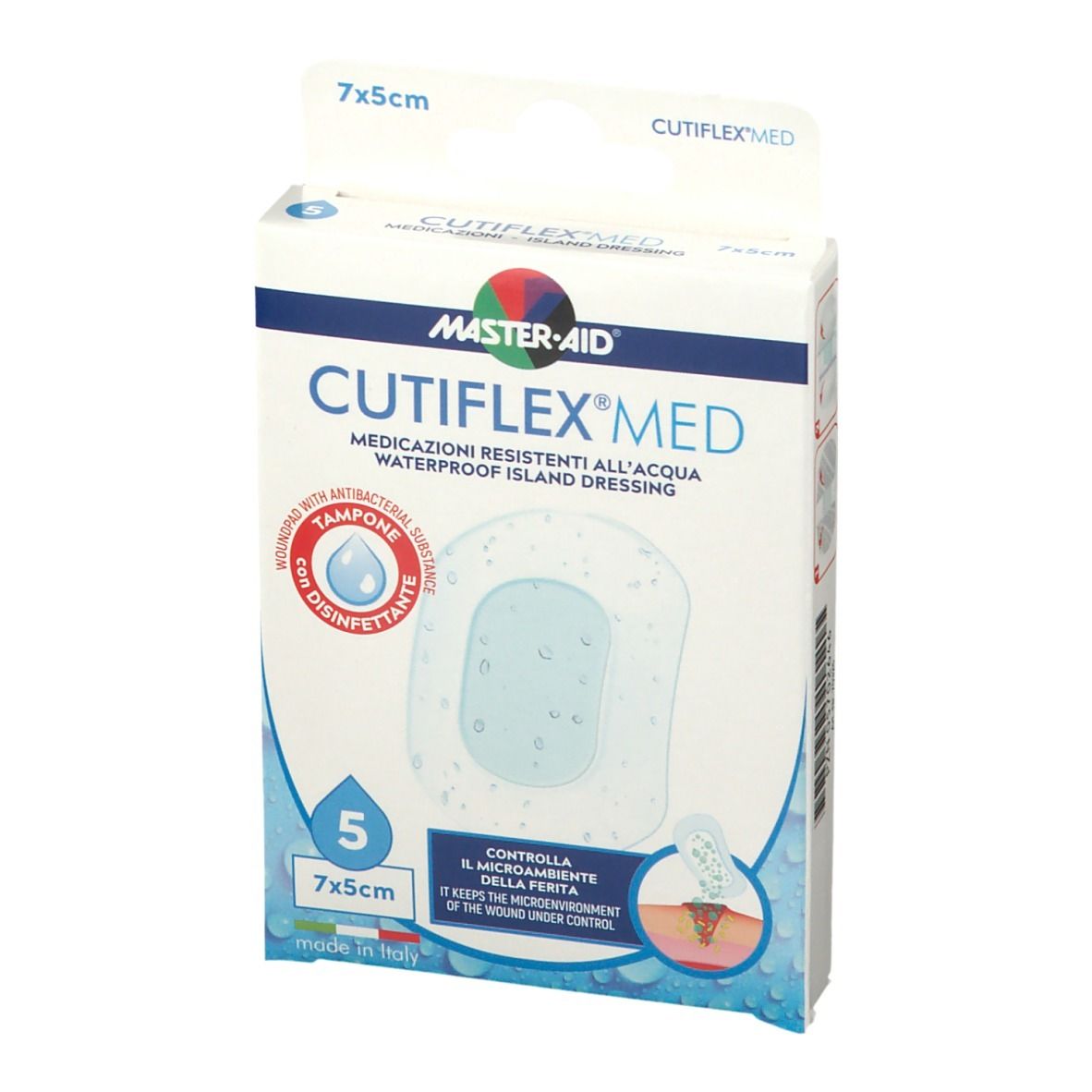 Master Aid® Cutiflex® Waterproof 7 x 5 cm
