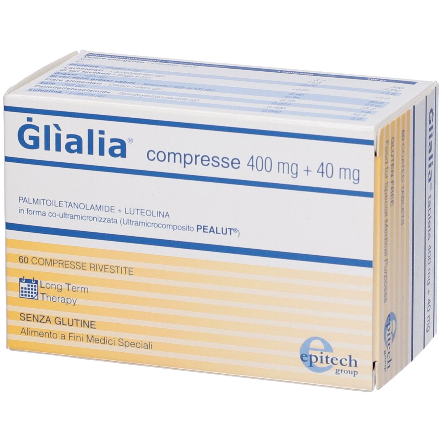 Glialia® Compresse 400 mg + 40 mg