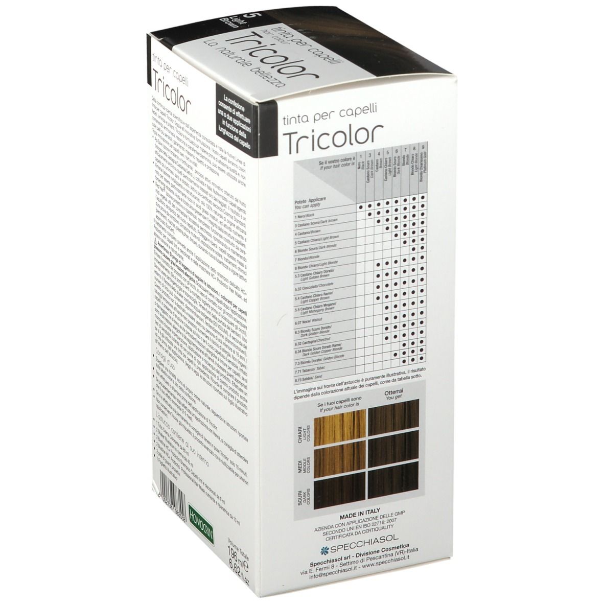 HOMOCRIN Tricolor 5 Castano Chiaro