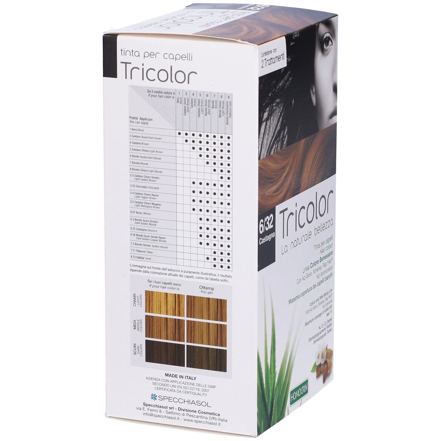 Tricolor Tinta Per Capelli 6,32 Castagna