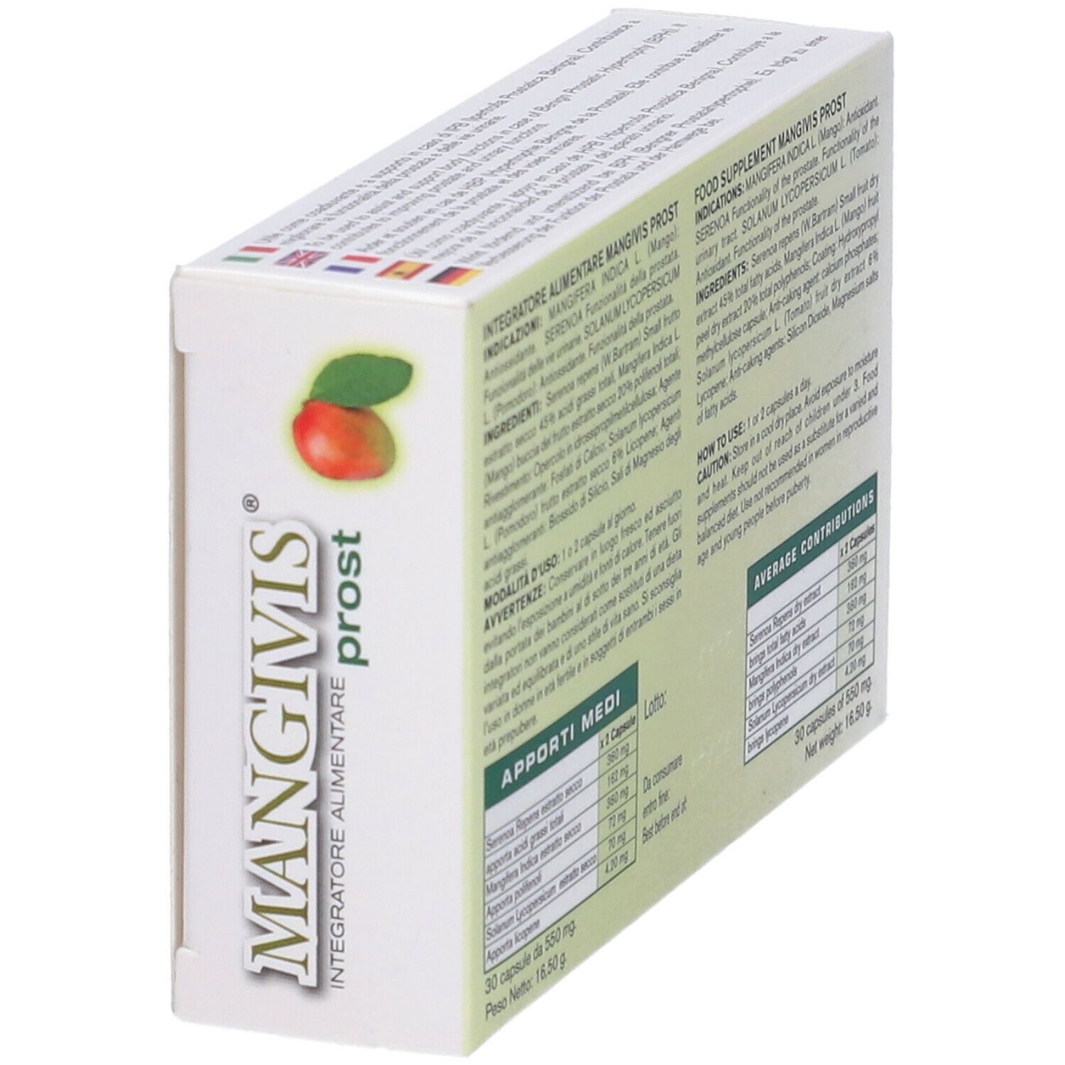 Mangivis Prost 30 Capsule 550 Mg