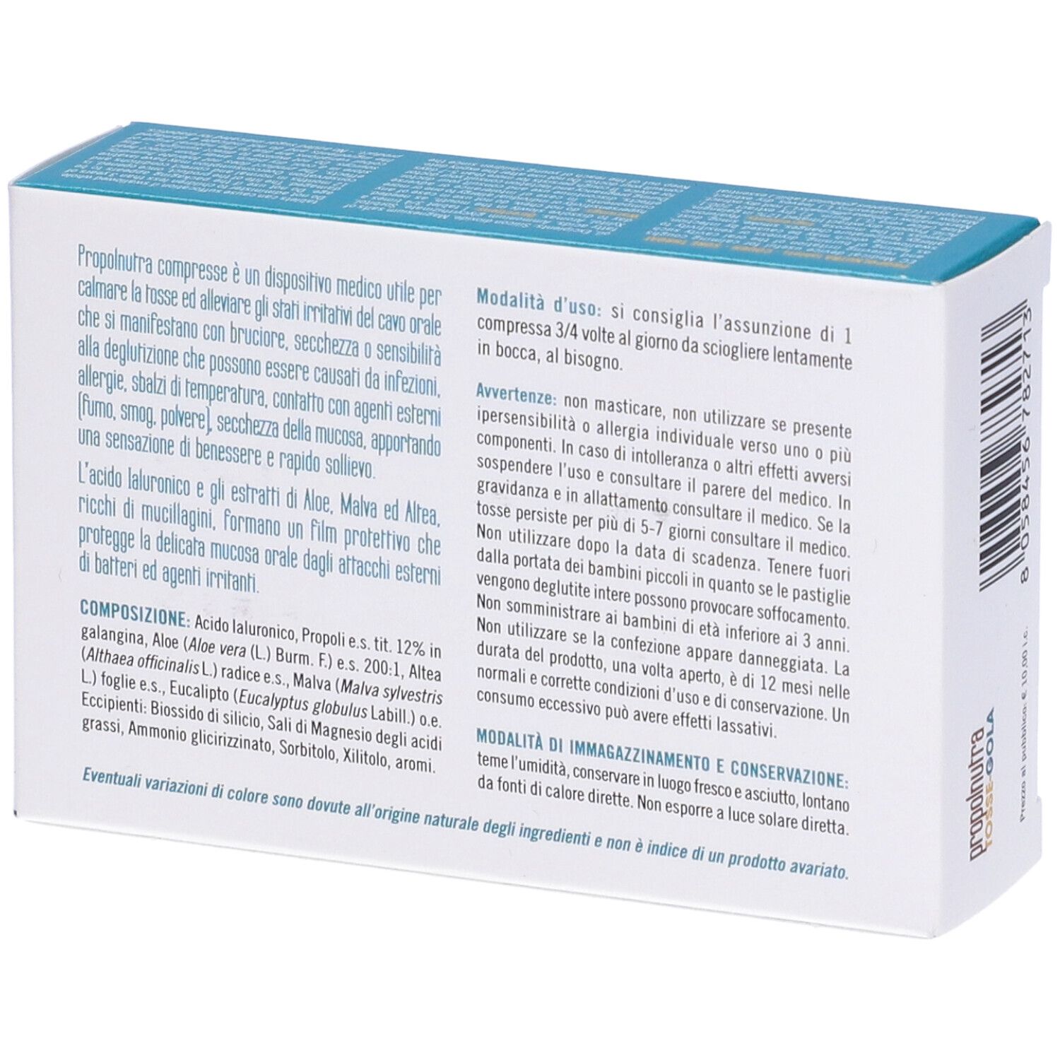 Propolnutra Tosse Gola 20Cpr