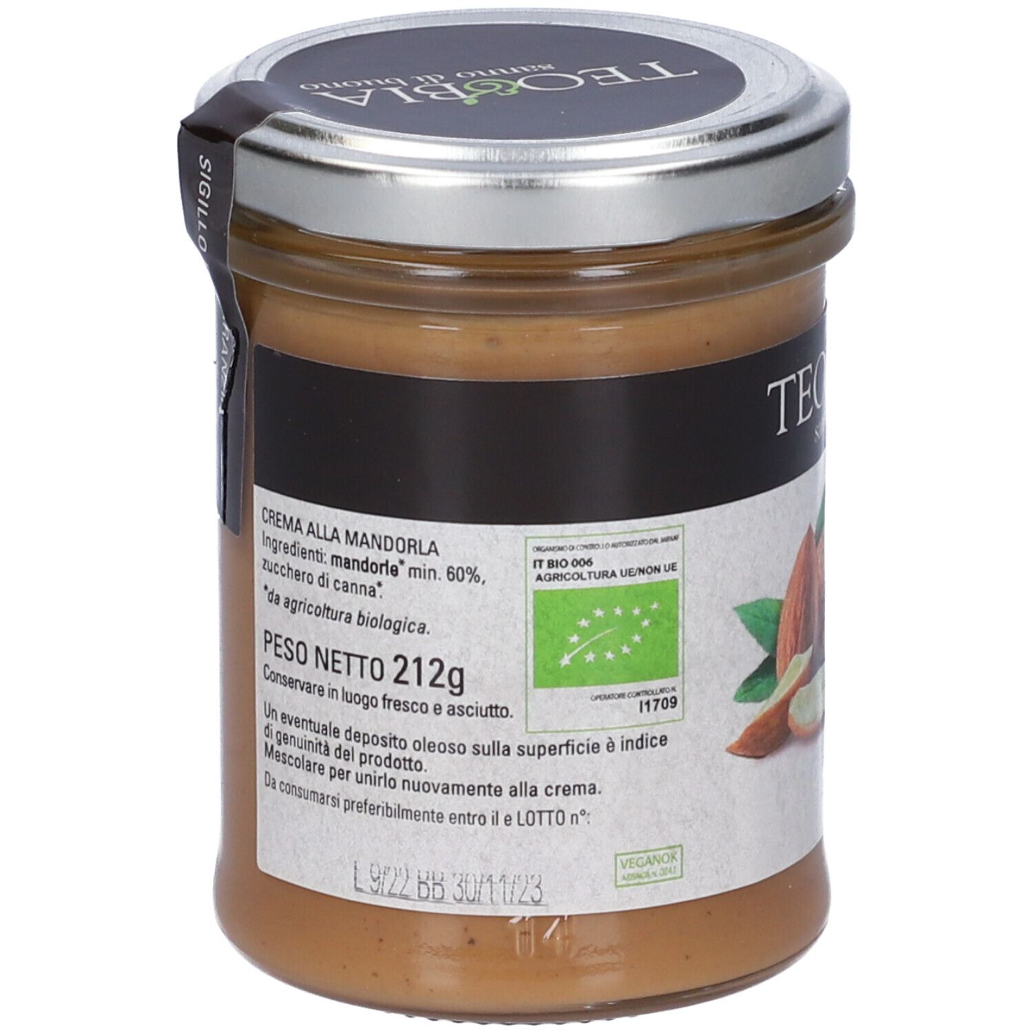 Crema Mandorla Teo&Bia Bio