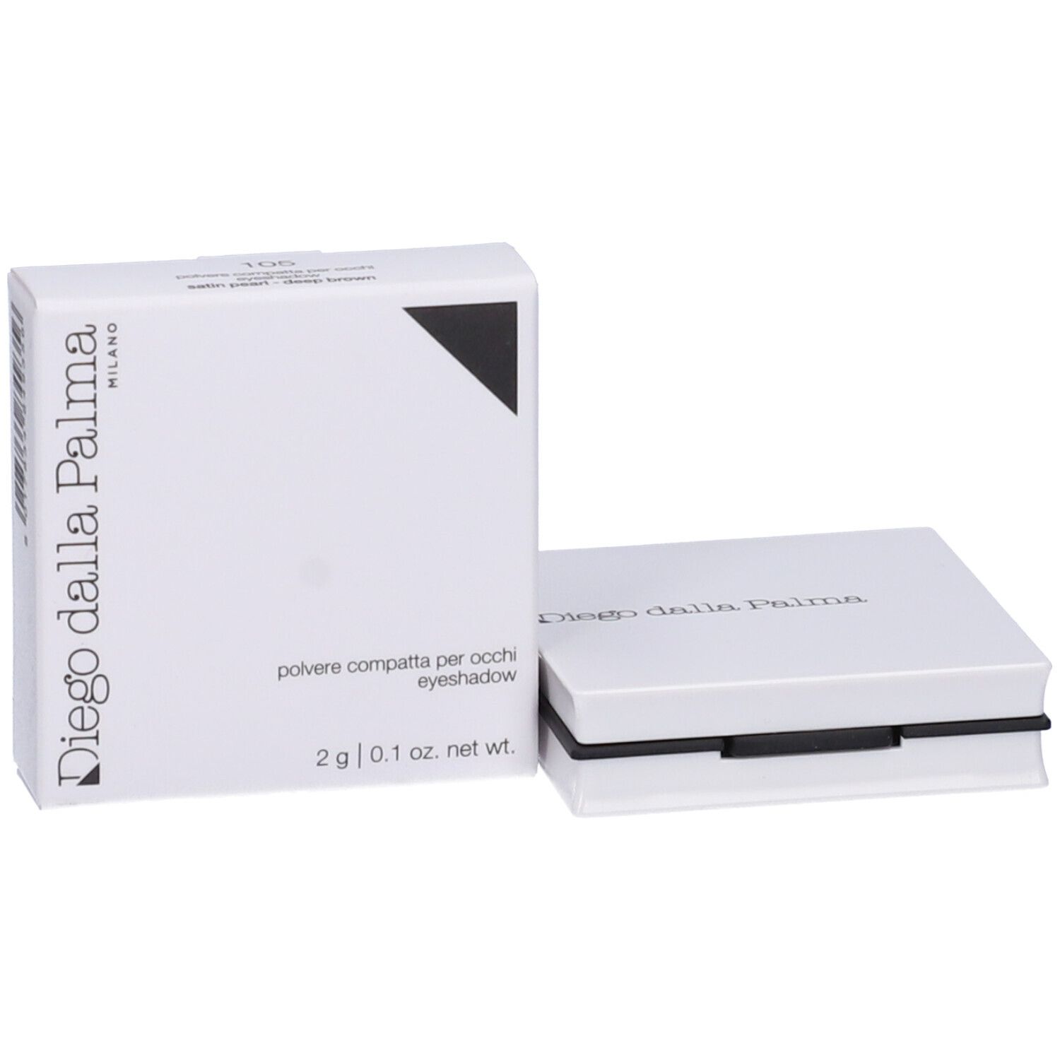 Diego Dalla Palma Polvere Compatta per Occhi Tonalità 105 Marrone Scuro