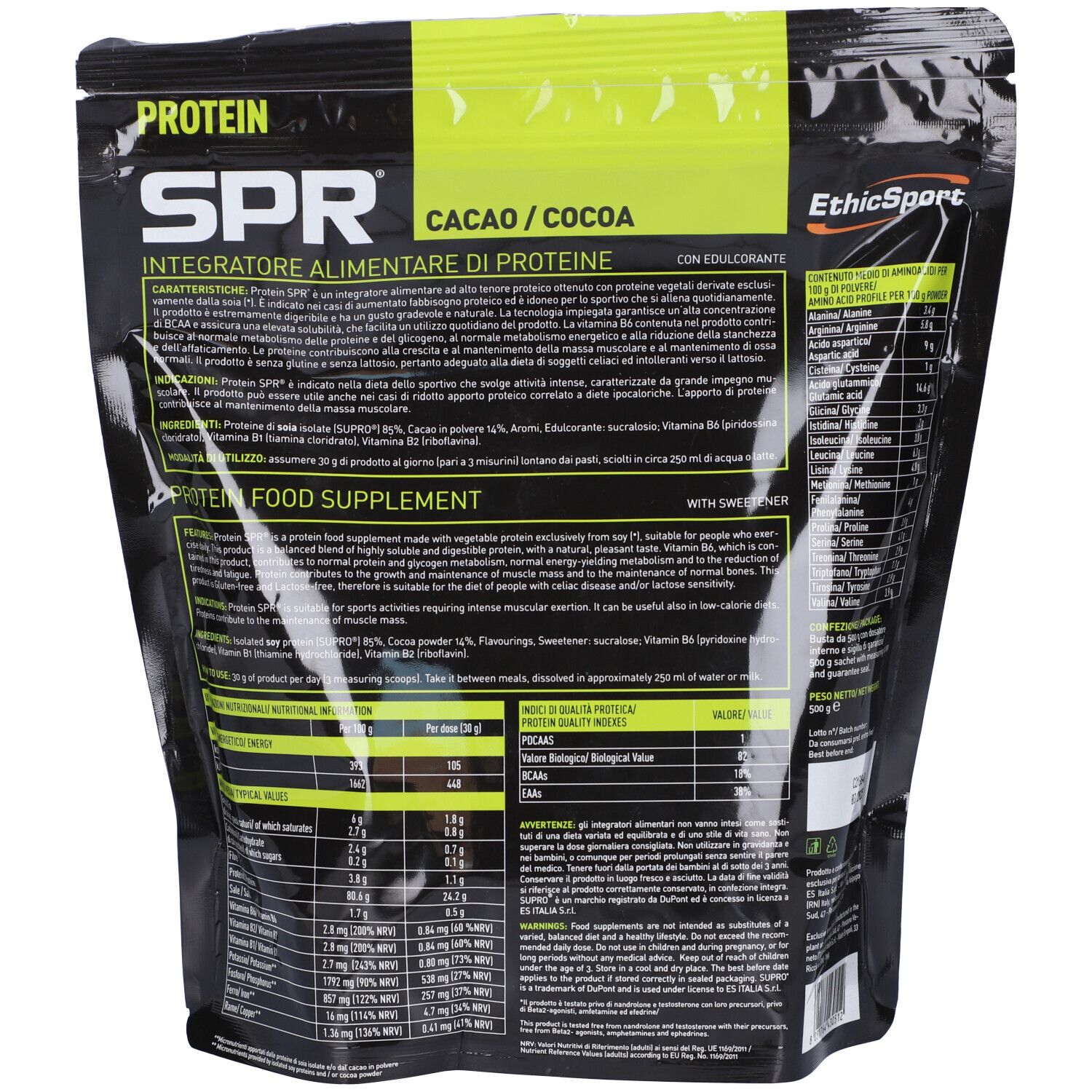 Ethicsport Protein Spr Cacao 500 G