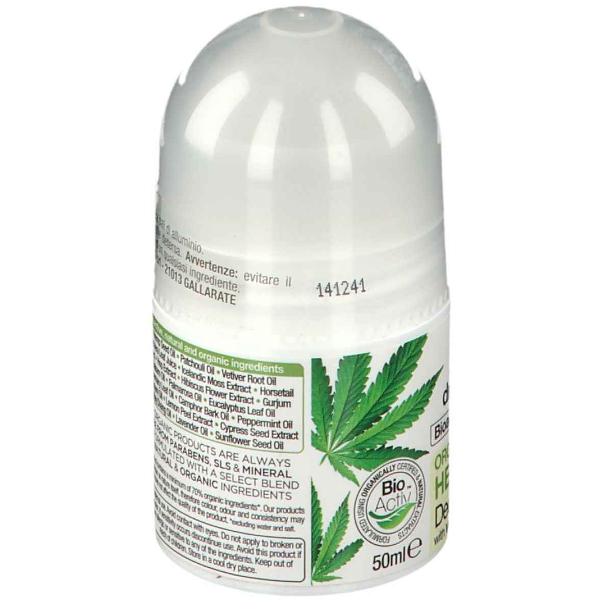 Dr. Organic® Hemp Oil Deodorante