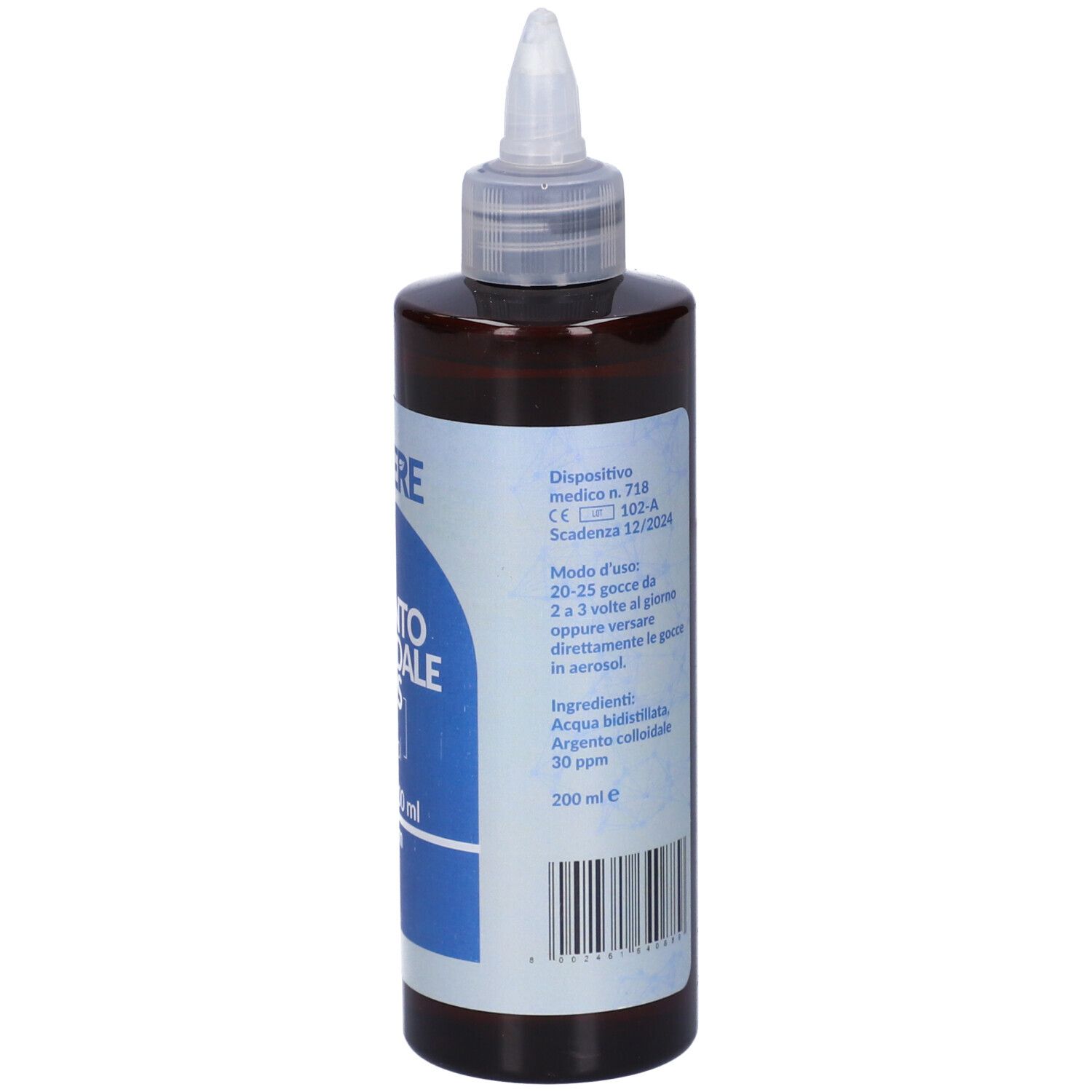 Argento Colloidale Plus Gocce 200 Ml