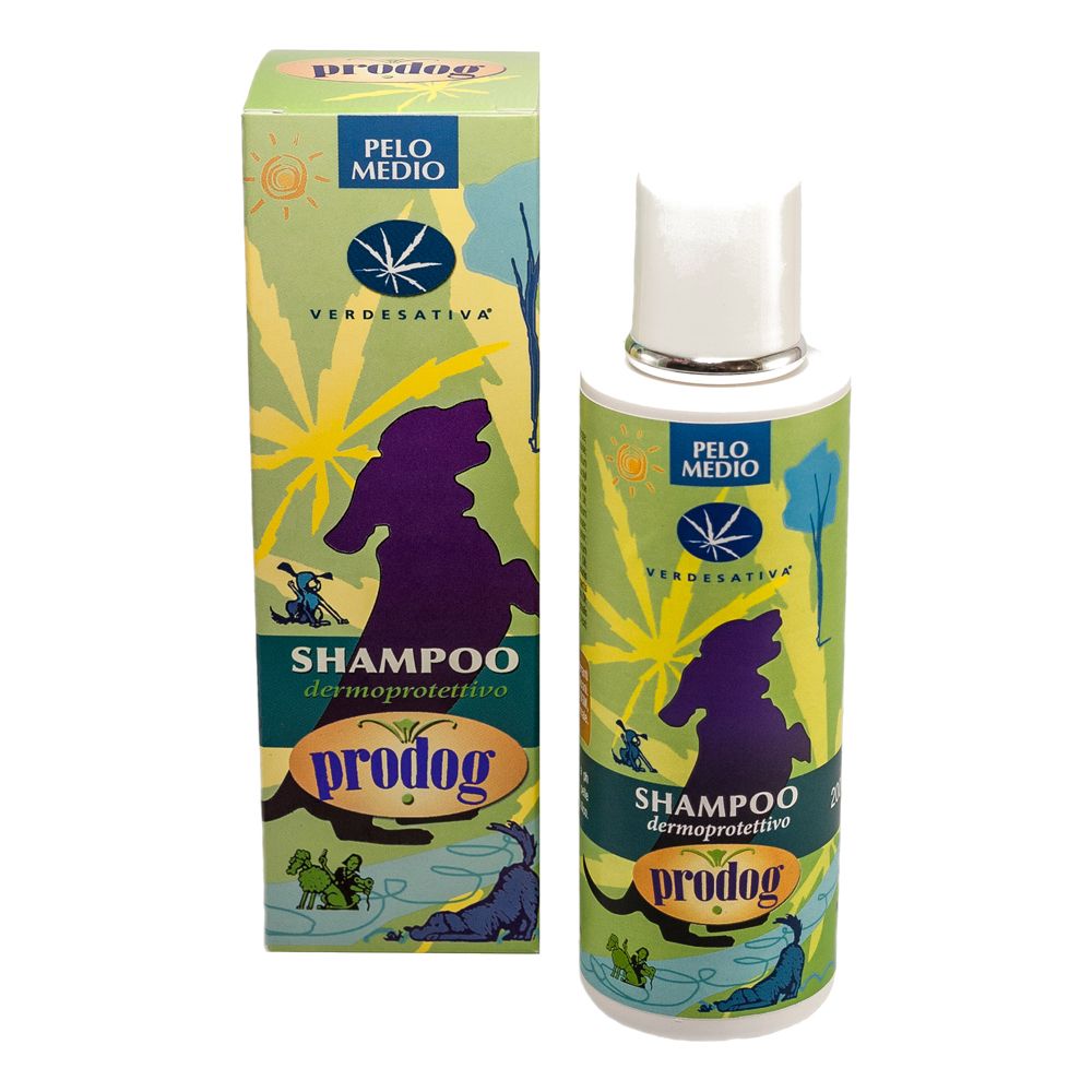 Prodog Shampoo Cani Pelo Medio Ph Fisiologico Antisettico 200 Ml