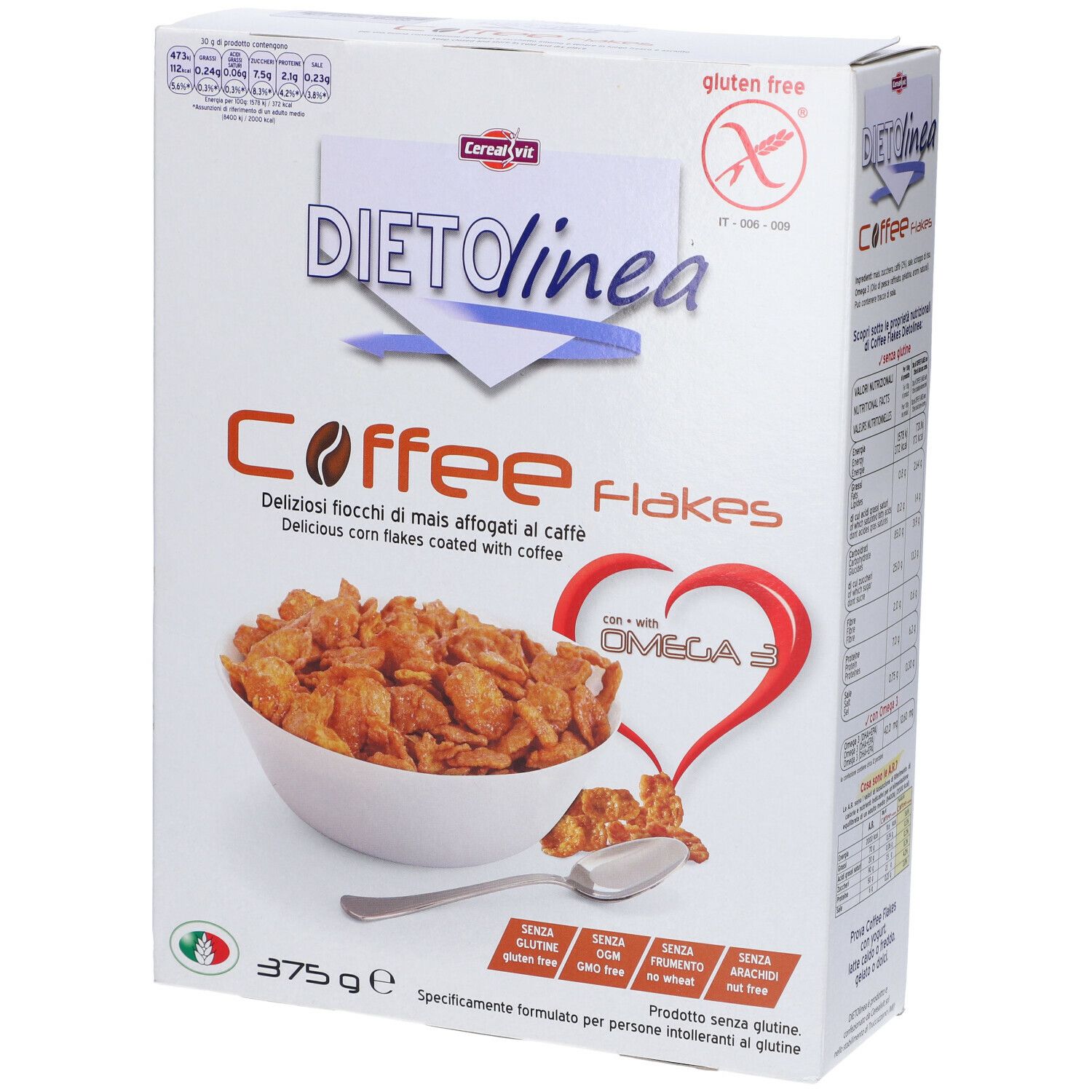 Dietolinea Coffee Flakes 375 G