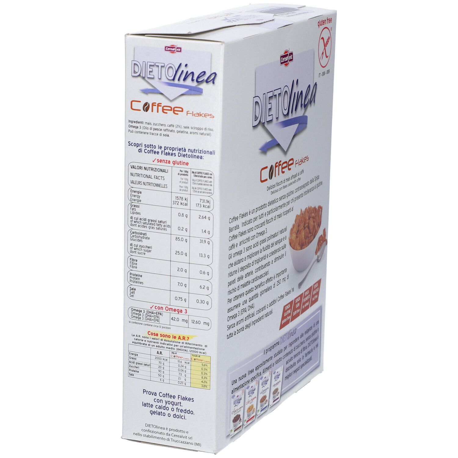 Dietolinea Coffee Flakes 375 G
