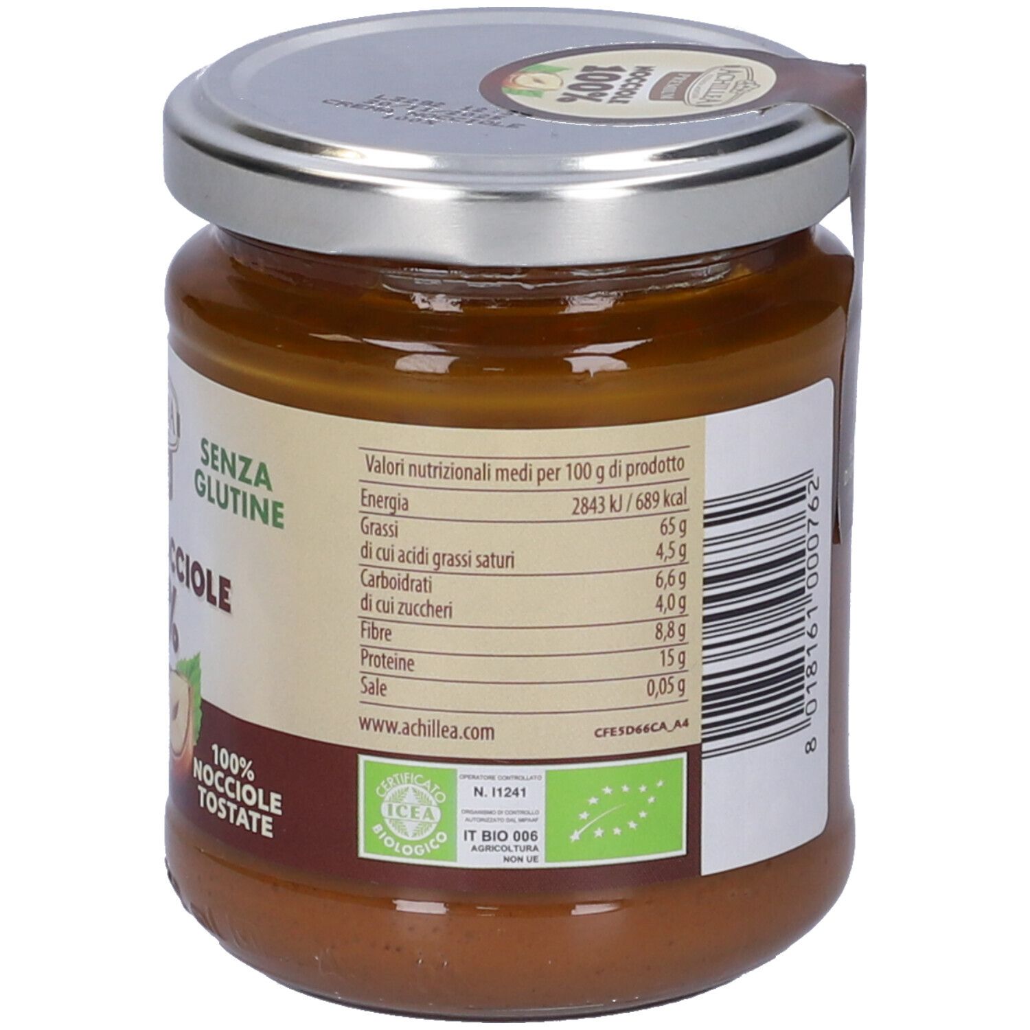 Achillea Crema Nocciole 180G