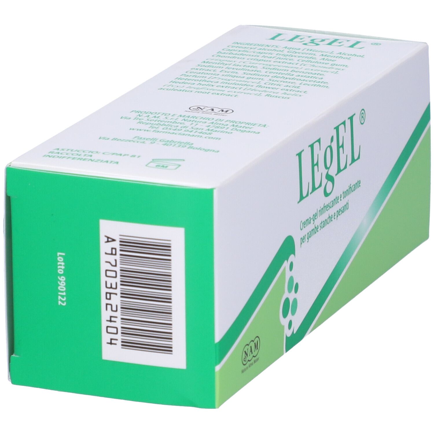 Legel Crema-Gel Rifrescante E Tonificante Per Gambe 150 Ml