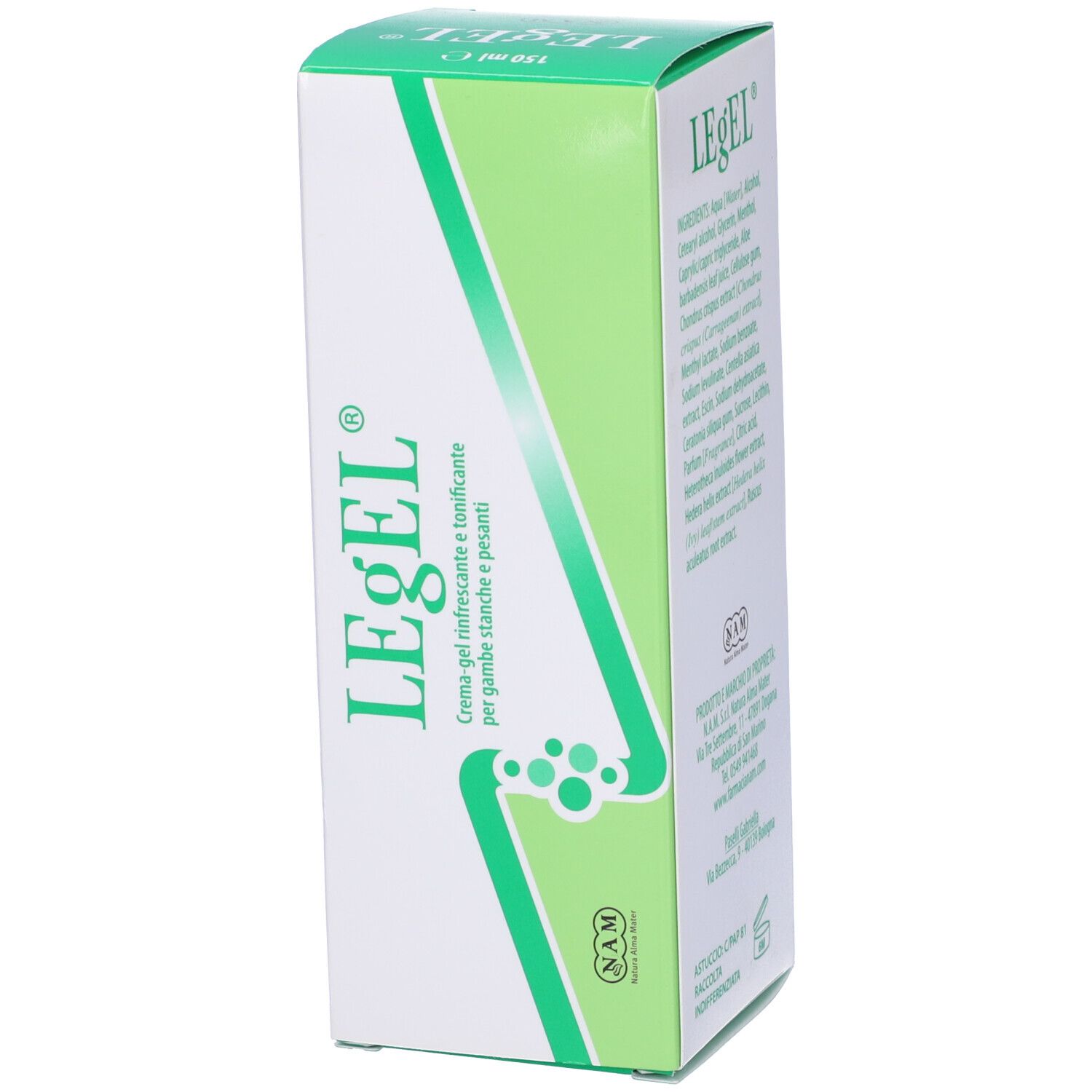 Legel Crema-Gel Rifrescante E Tonificante Per Gambe 150 Ml