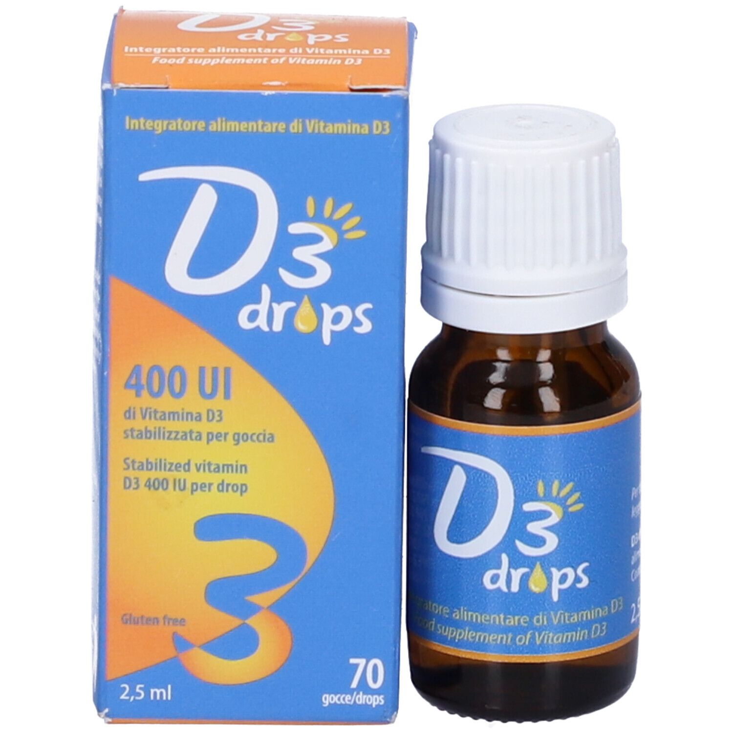 D3 Drops 400 Ui Flaconcino 2,5 Ml