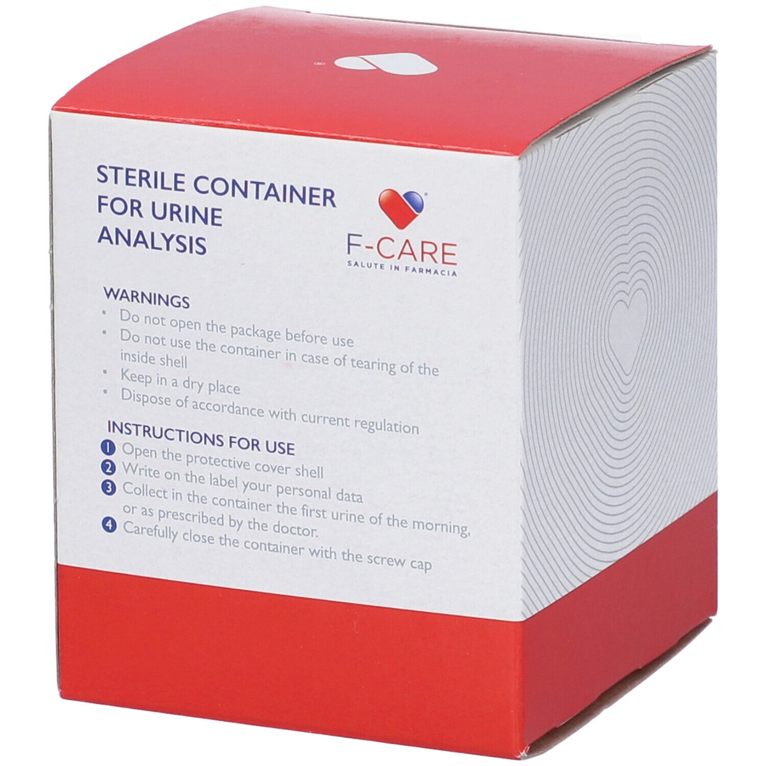 Contenitore Sterile F-Care Per La Raccolta Urina 120 Ml