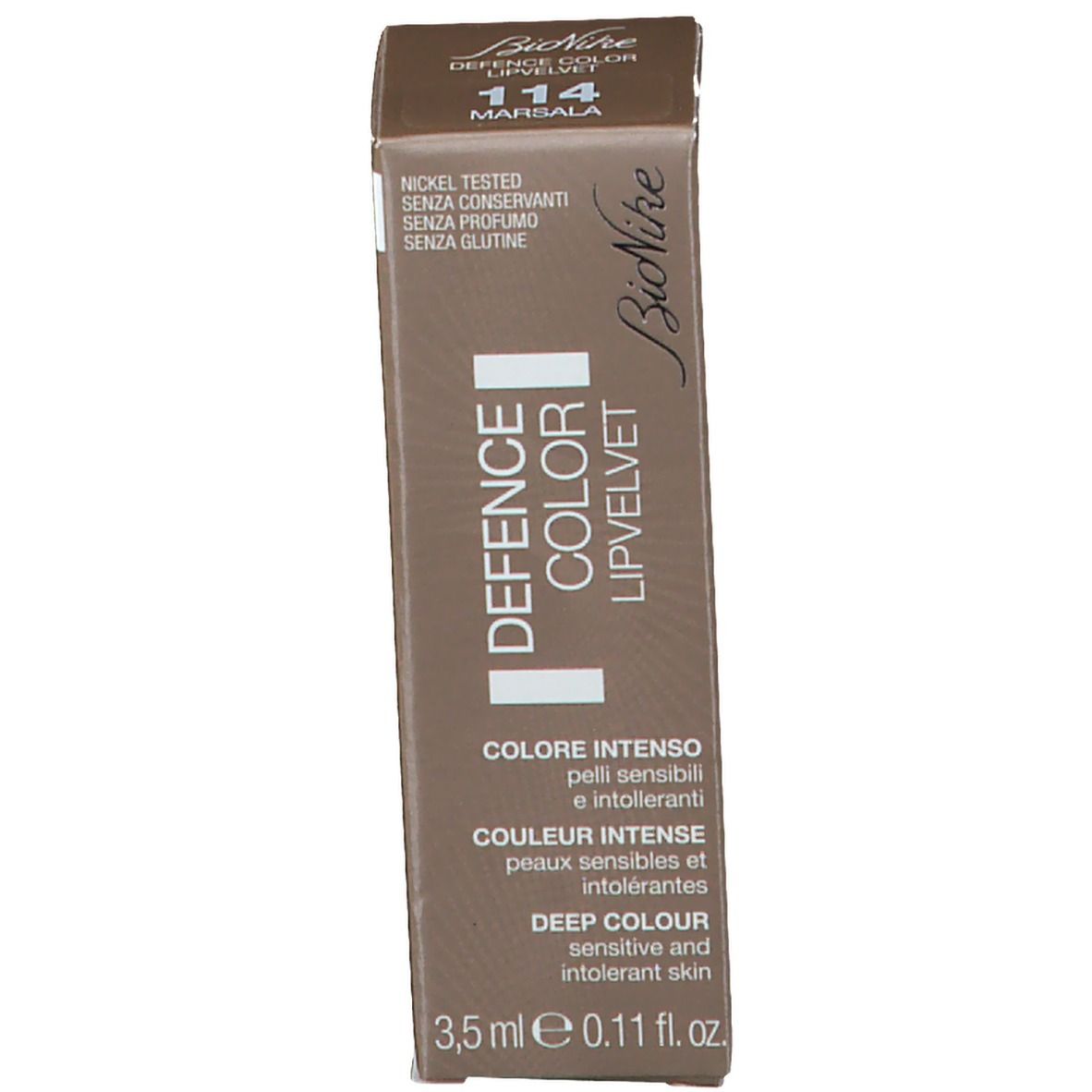 BioNike Defence Color Lipvelvet 114 Marsala