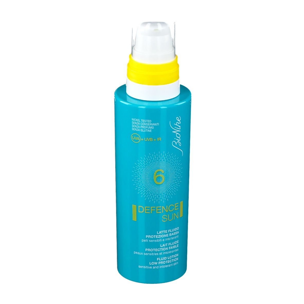 BioNike DEFENCE SUN Latte Fluido 6 Protezione Bassa