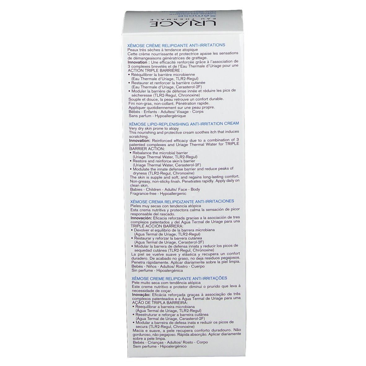 URIAGE XEMOSE - Crema relipidante anti-irritazioni 200ml