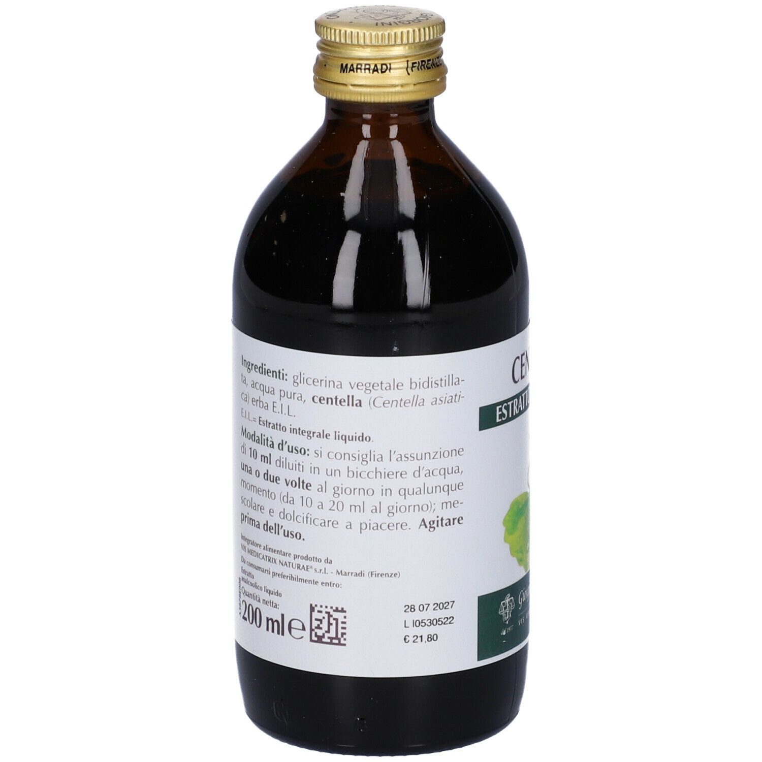 Centella Estratto Integrale 200 Ml