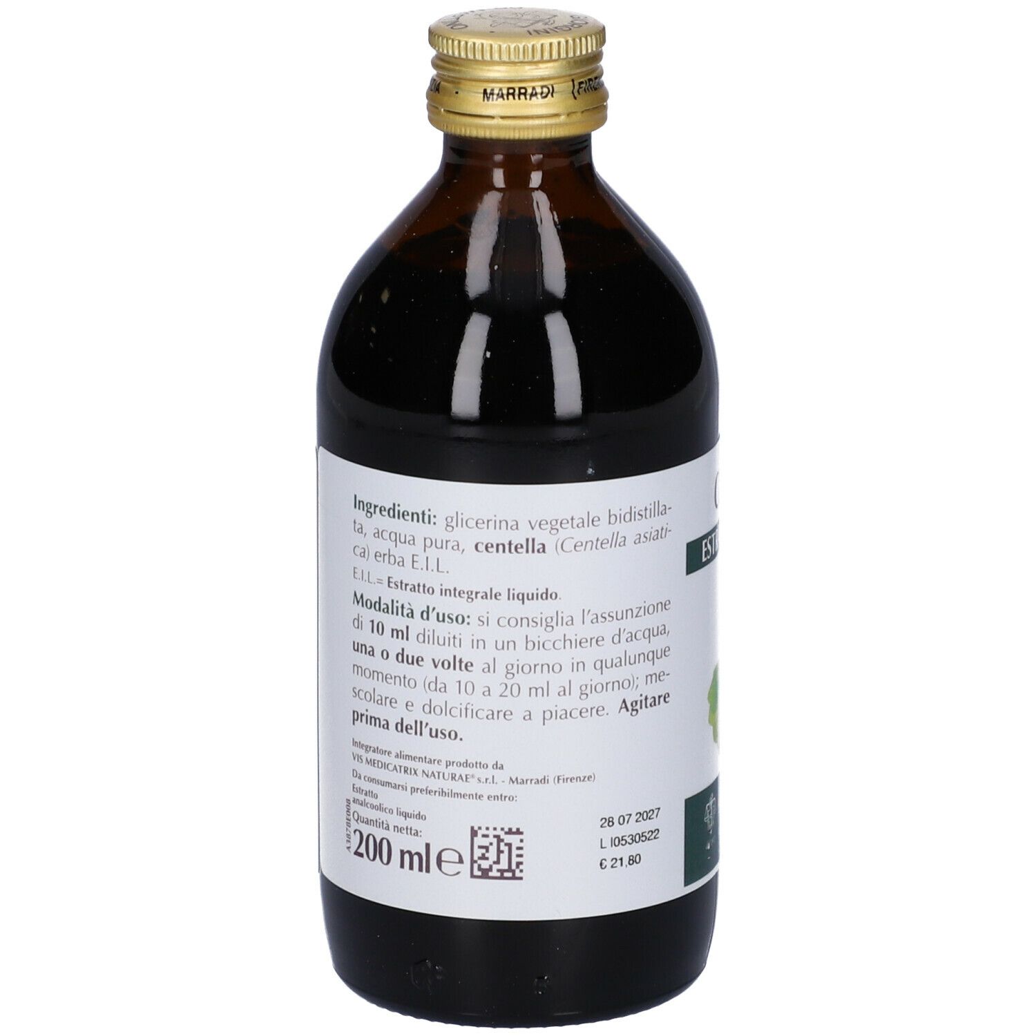 Centella Estratto Integrale 200 Ml