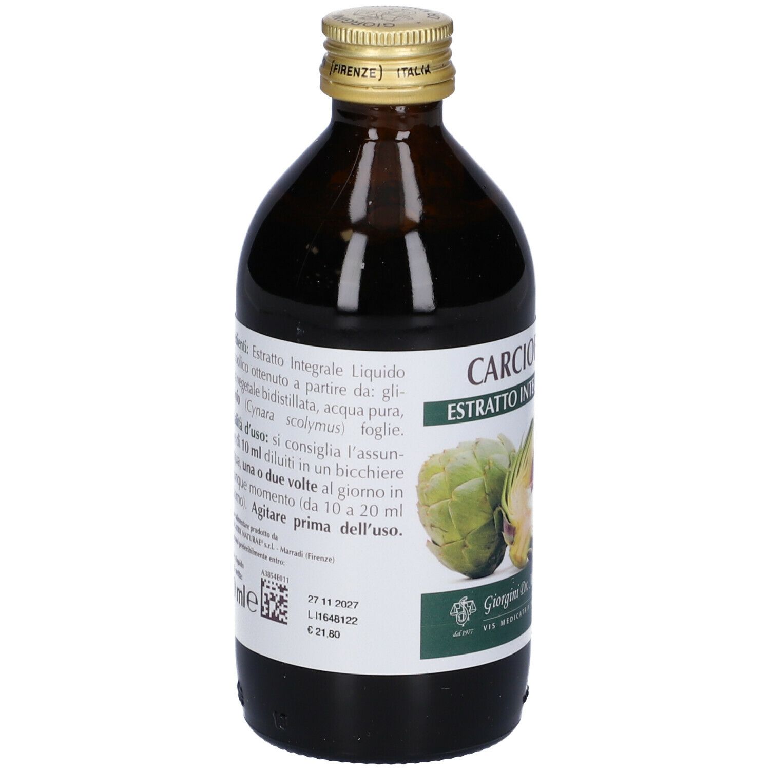 Carciofo Estratto Integrale 200 Ml