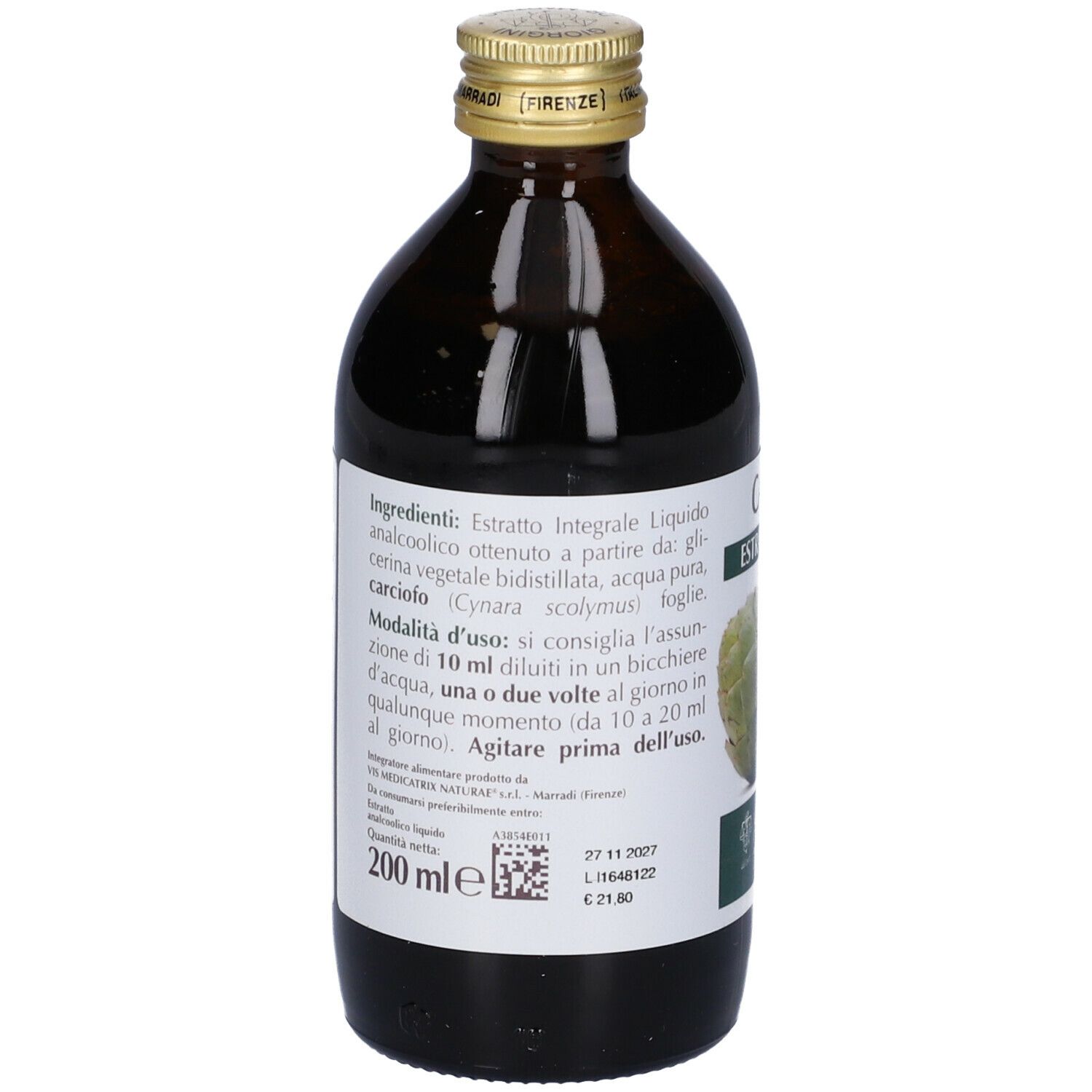 Carciofo Estratto Integrale 200 Ml