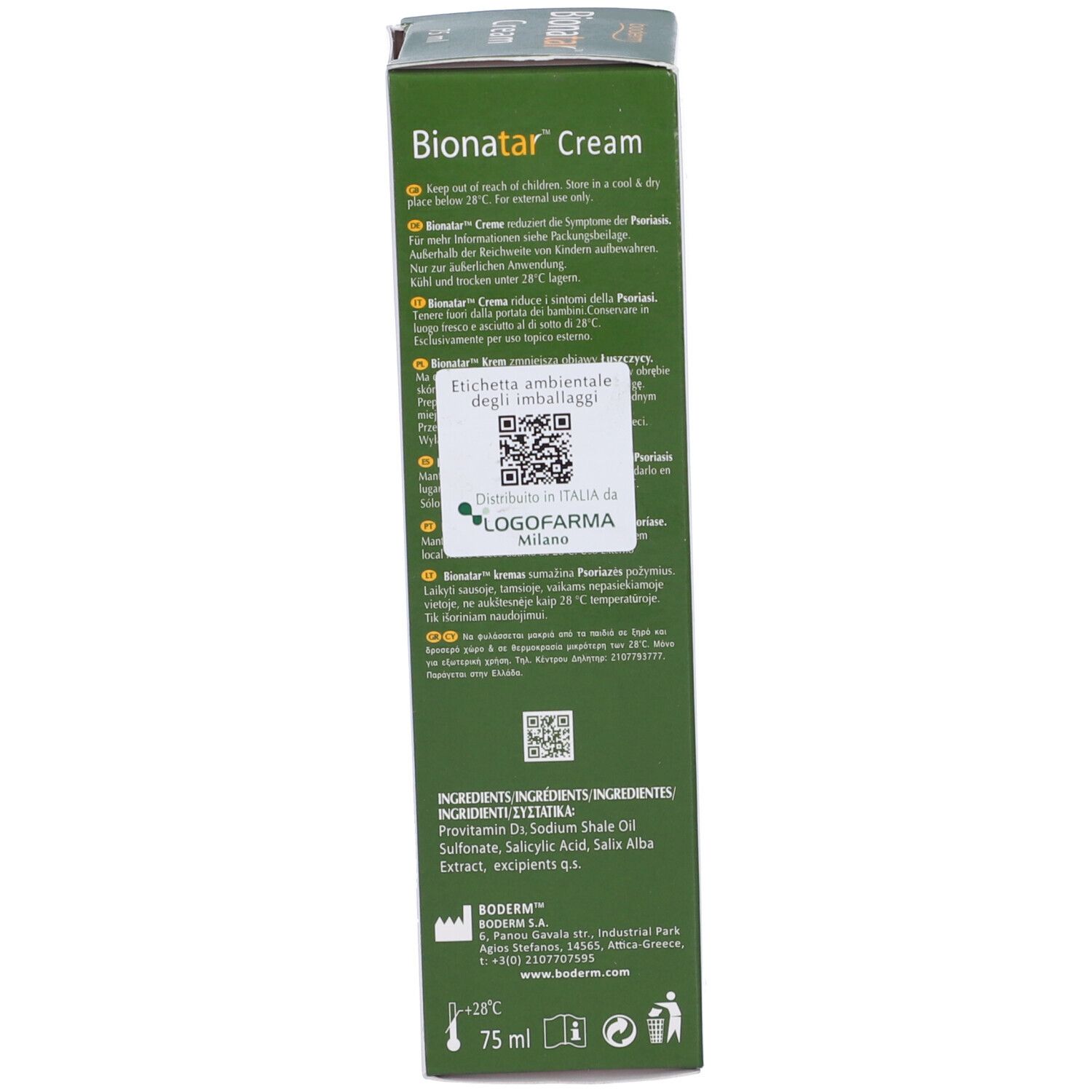 Bionatar Crema Anti Psoriasi 75 Ml
