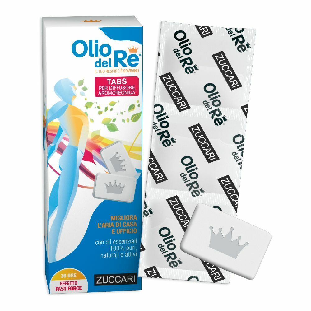 KIT ZUCCARI OLIO DEL RE DIFFUSORE AMBIENTE CON RICARICA 3 + 9 TABS  PURIFICATORE