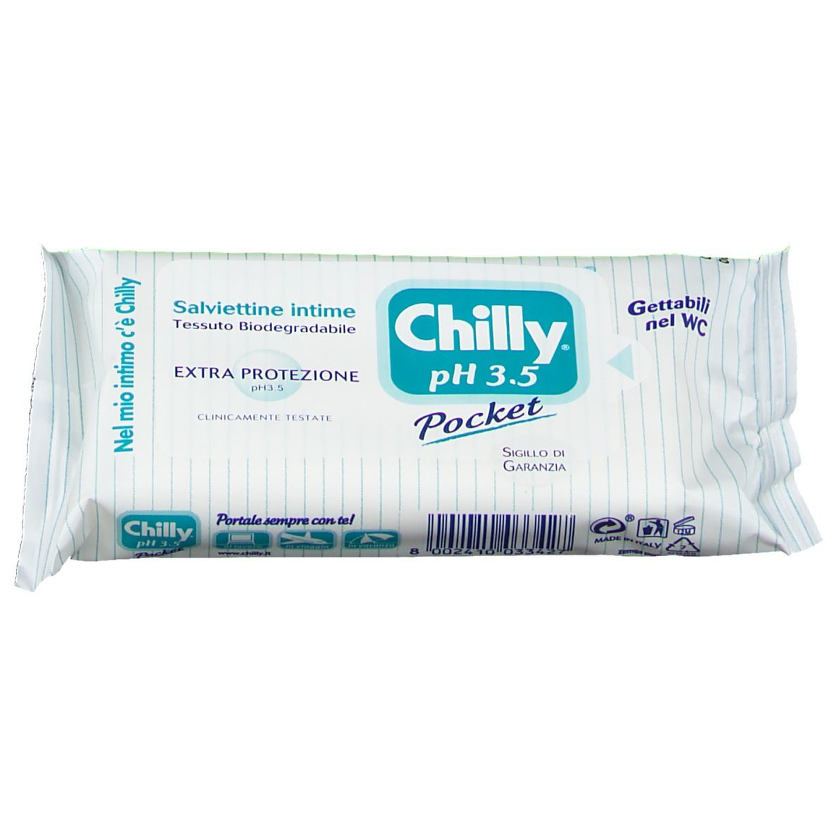 Chilly® Pocket pH 3,5 Salviettine