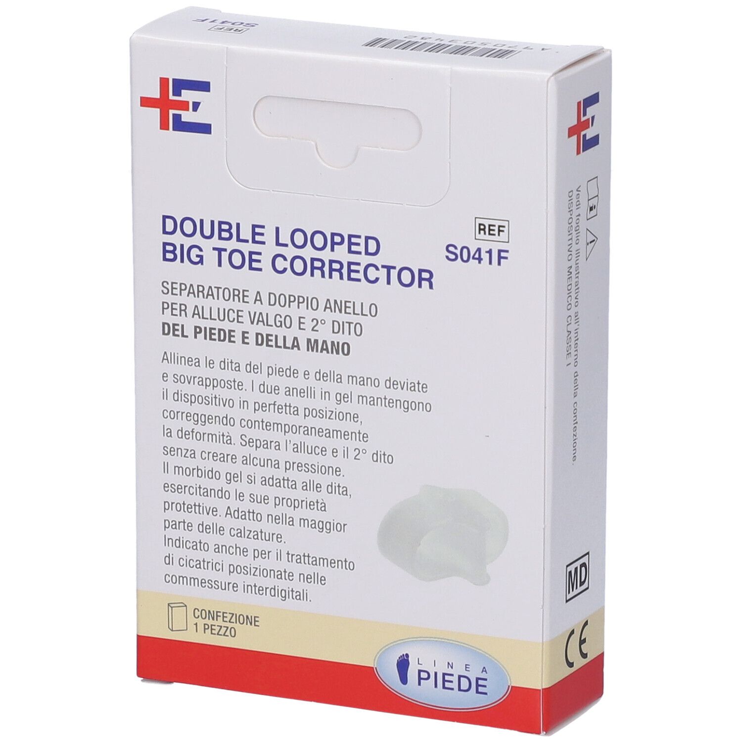 Separatore A Doppio Anello Double Looped Big Toe Corrector Per Alluce Valgo E Secondo Dito