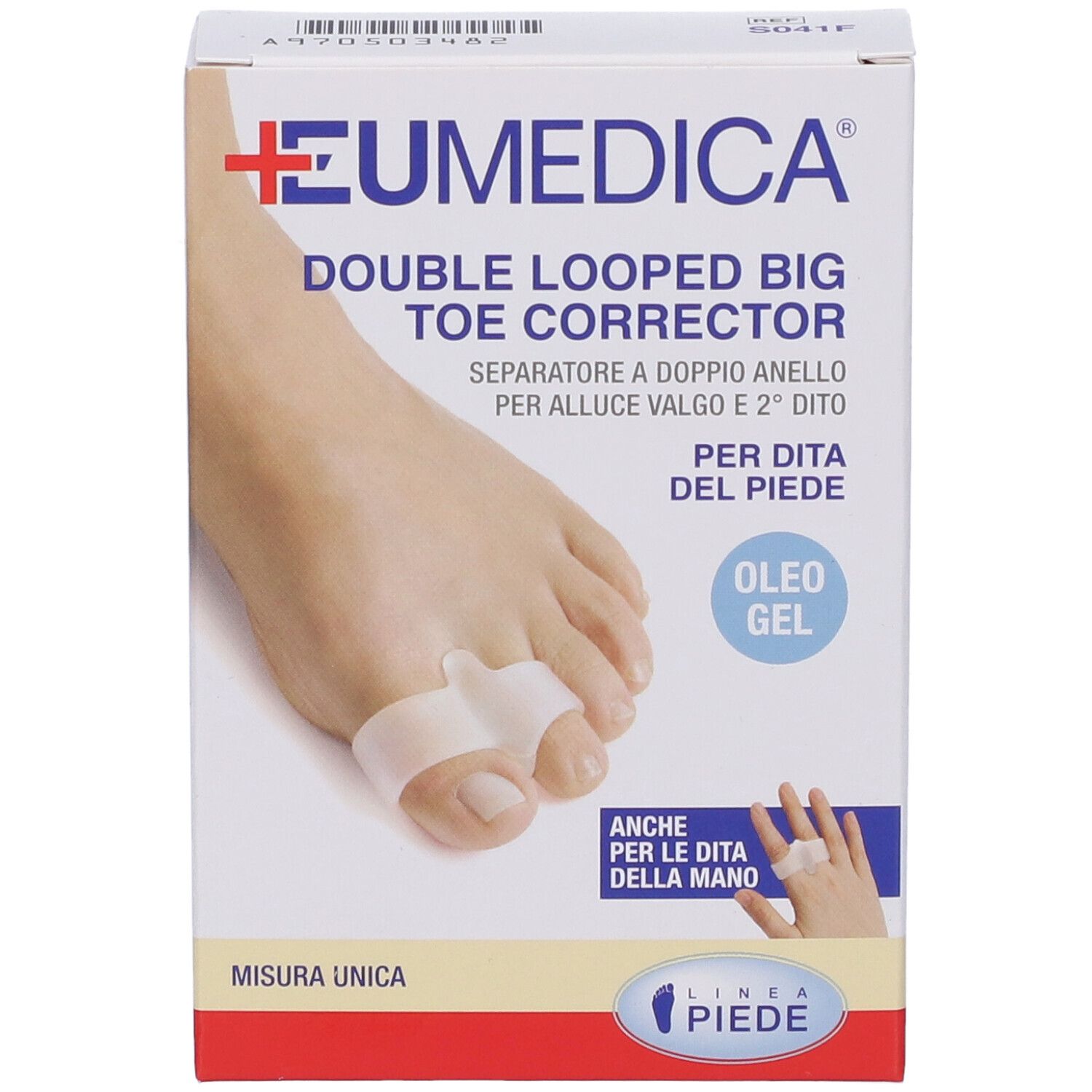 Separatore A Doppio Anello Double Looped Big Toe Corrector Per Alluce Valgo E Secondo Dito