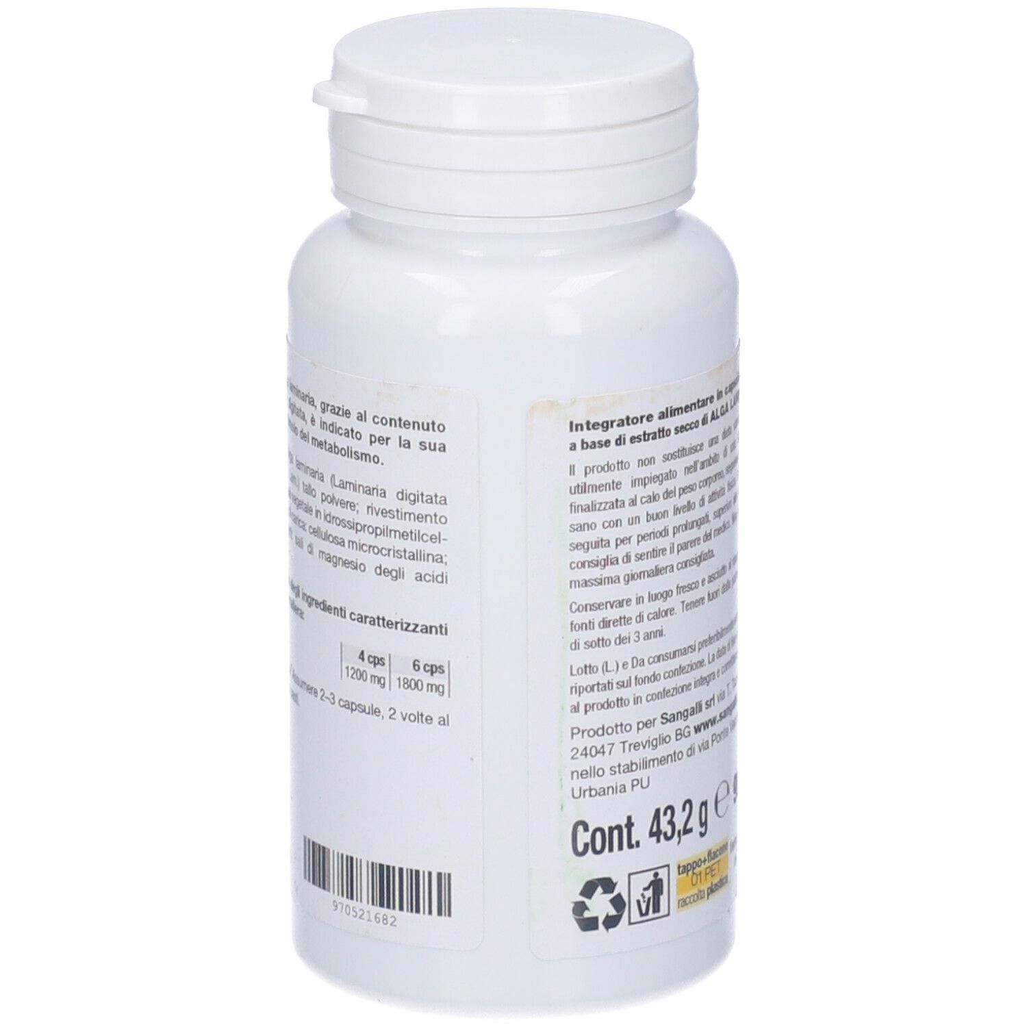 Sangalli Fitoattivi Alga Laminaria Capsule