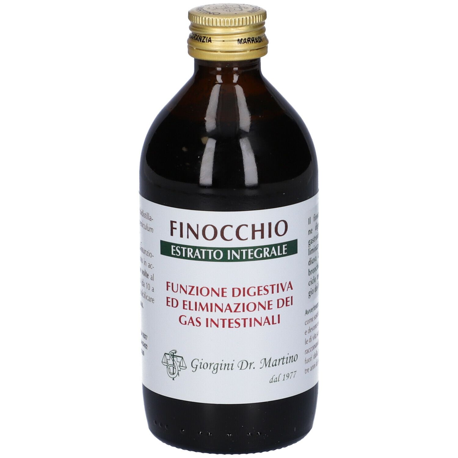 Finocchio Estratto Integrale 200 Ml