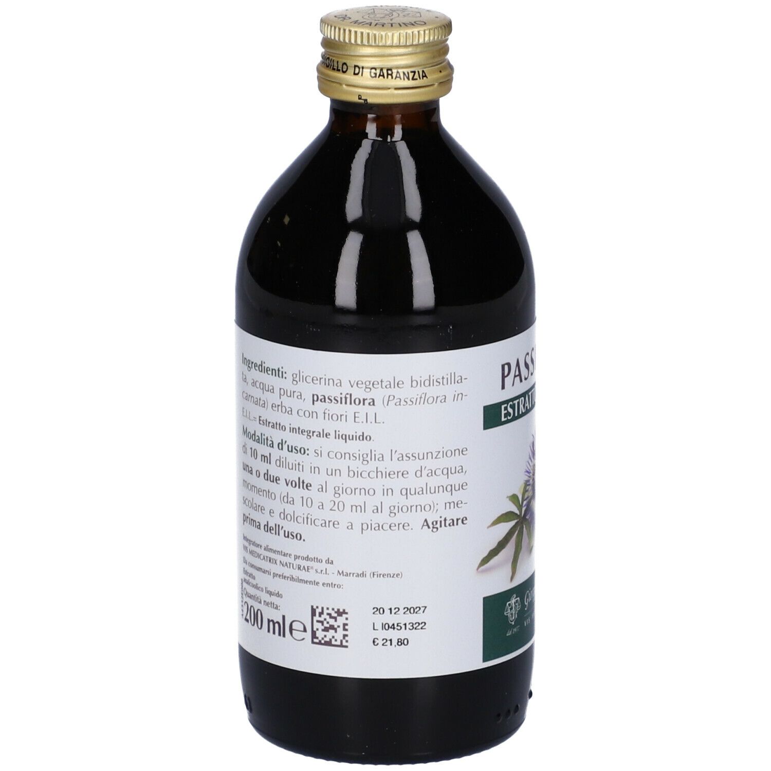 Passiflora Estratto Integrale 200 Ml