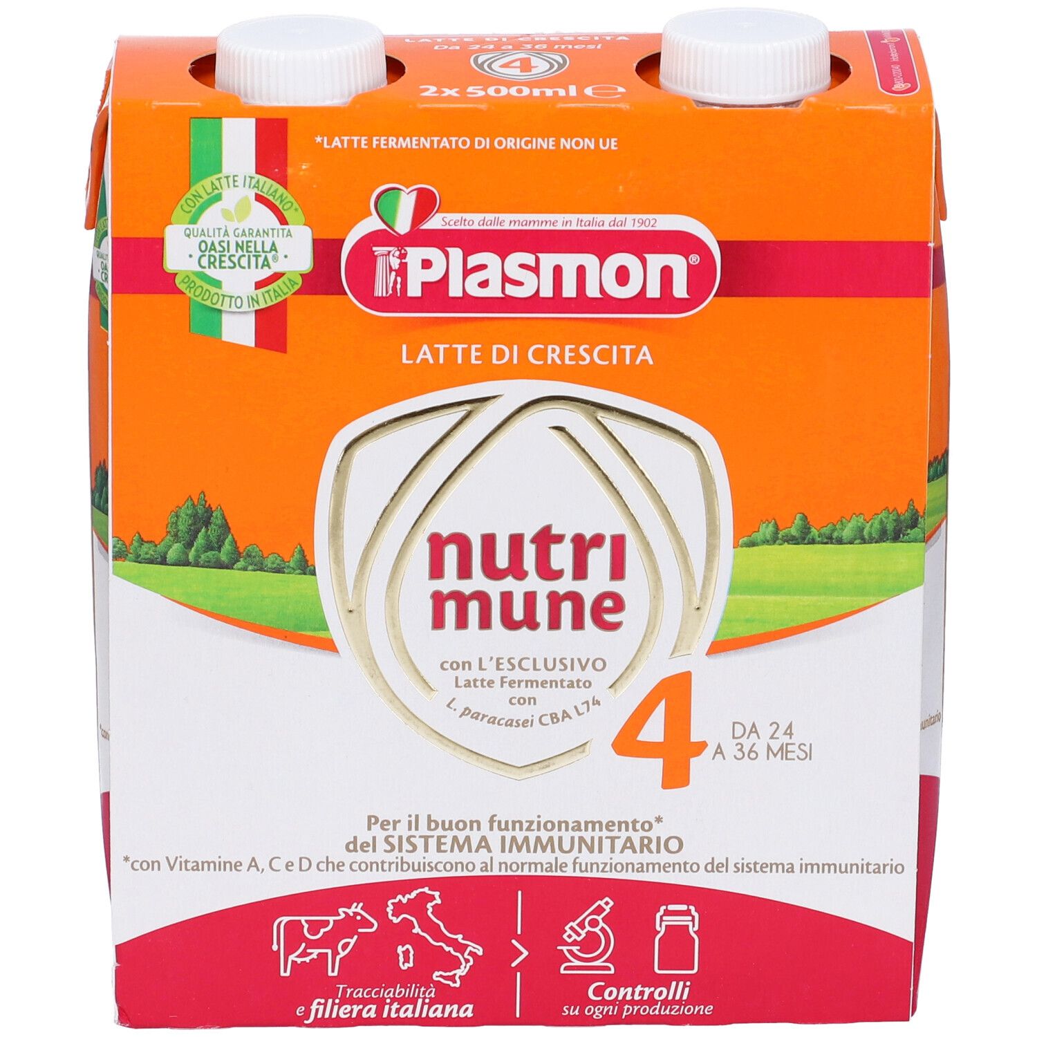 Omogeneizzato La Merenda Nutri-Mune Latte E Vaniglia - Confezione Da 12 Vasetti Da 240g