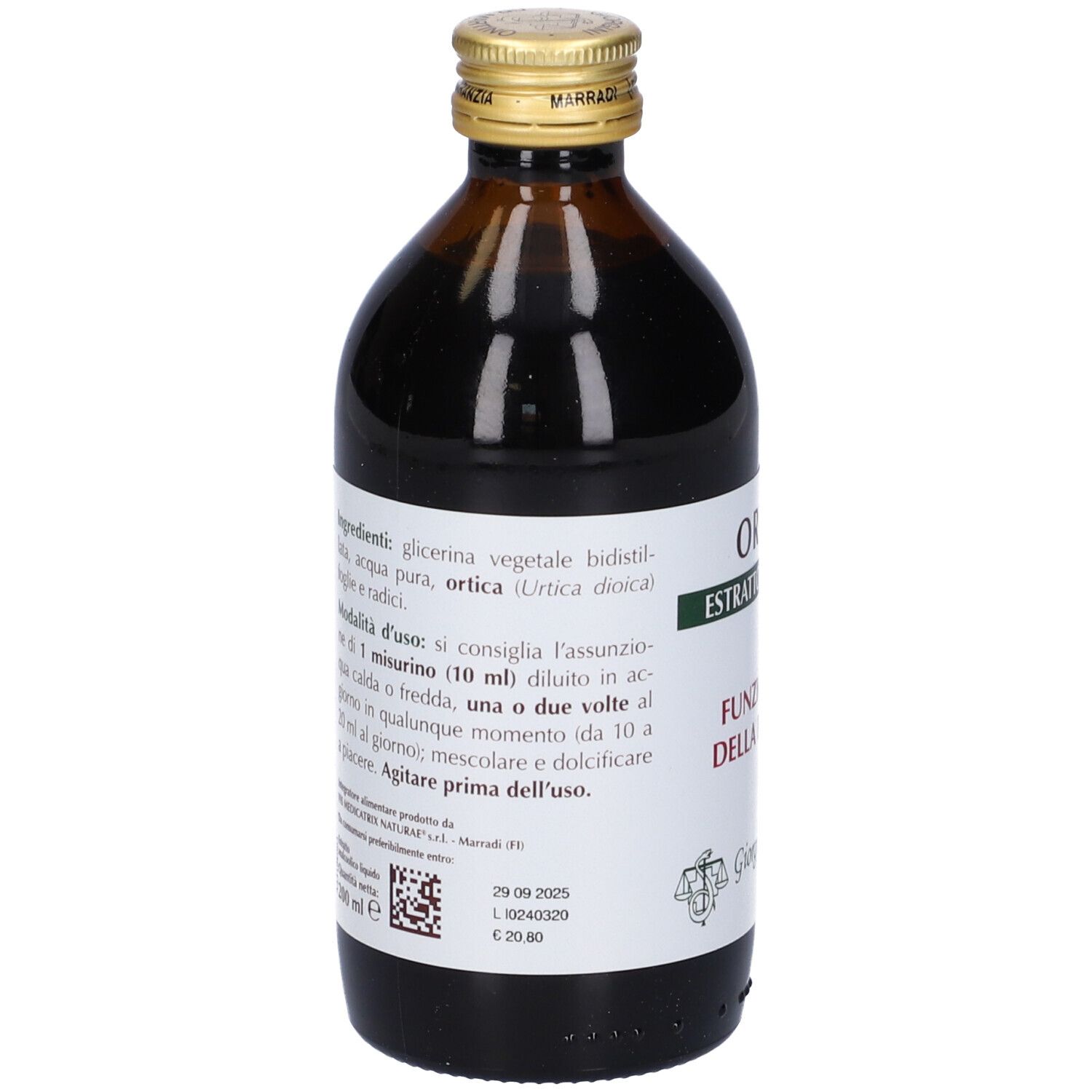 Ortica Estratto Integrale 200 Ml