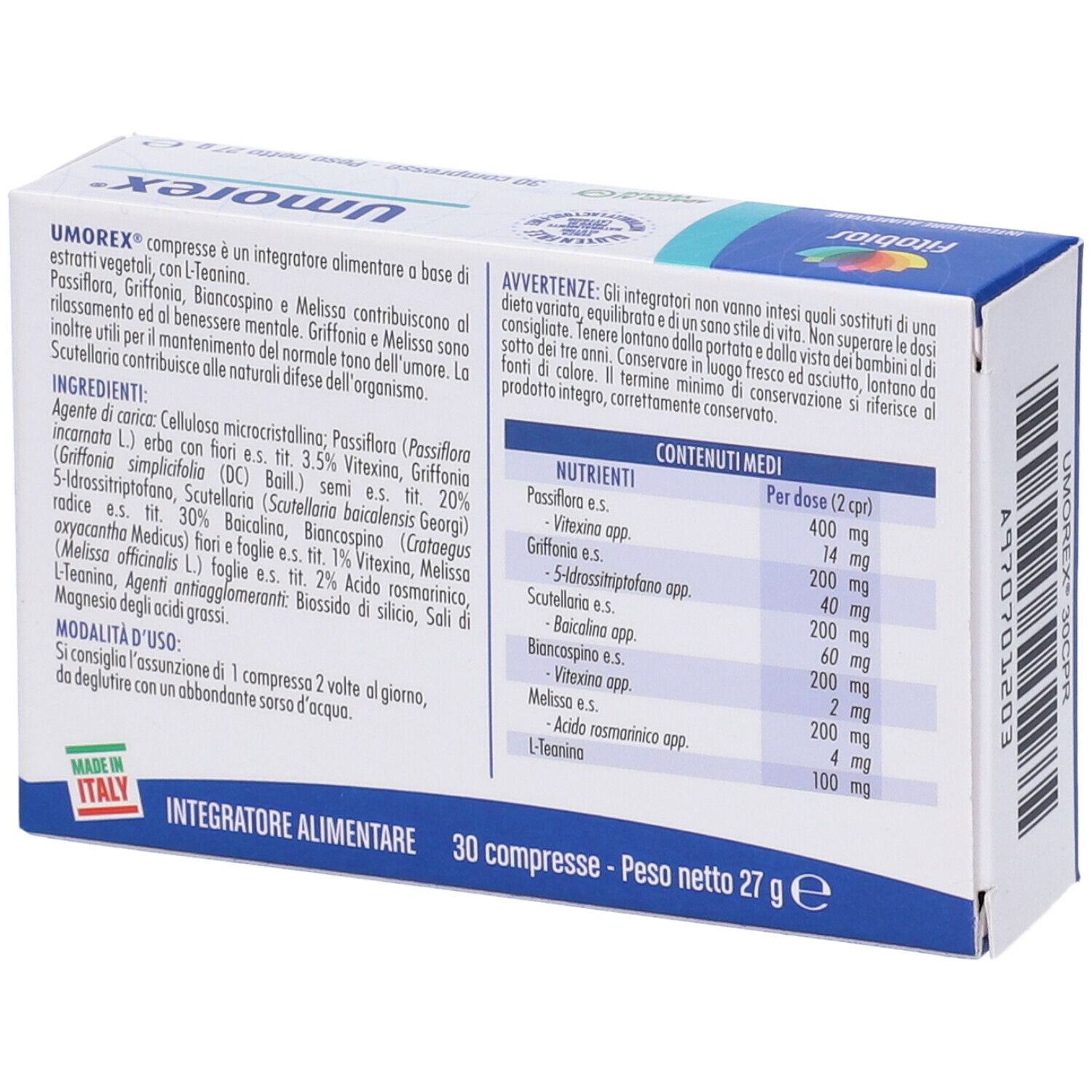Fitobios Umorex Compresse