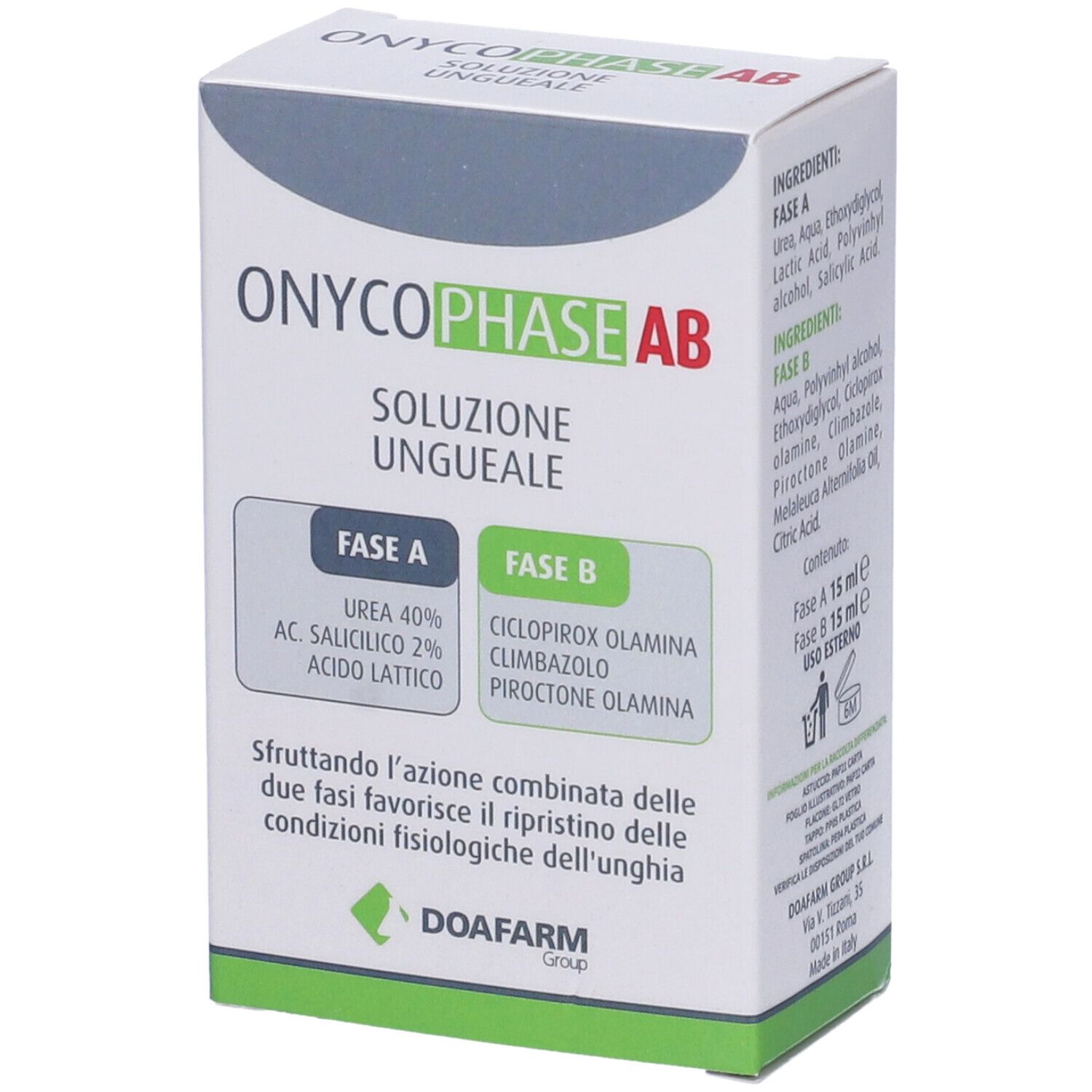 Onycophase Soluzione Ungueale 15 Ml + 15 Ml
