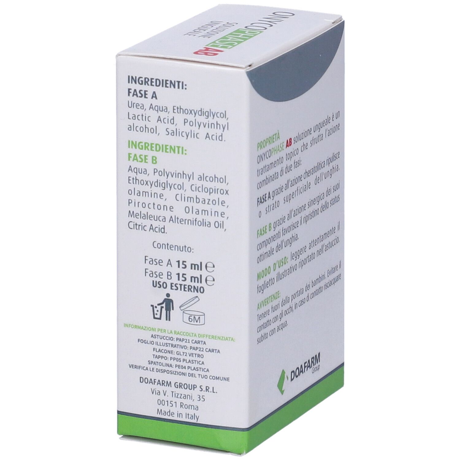 Onycophase Soluzione Ungueale 15 Ml + 15 Ml