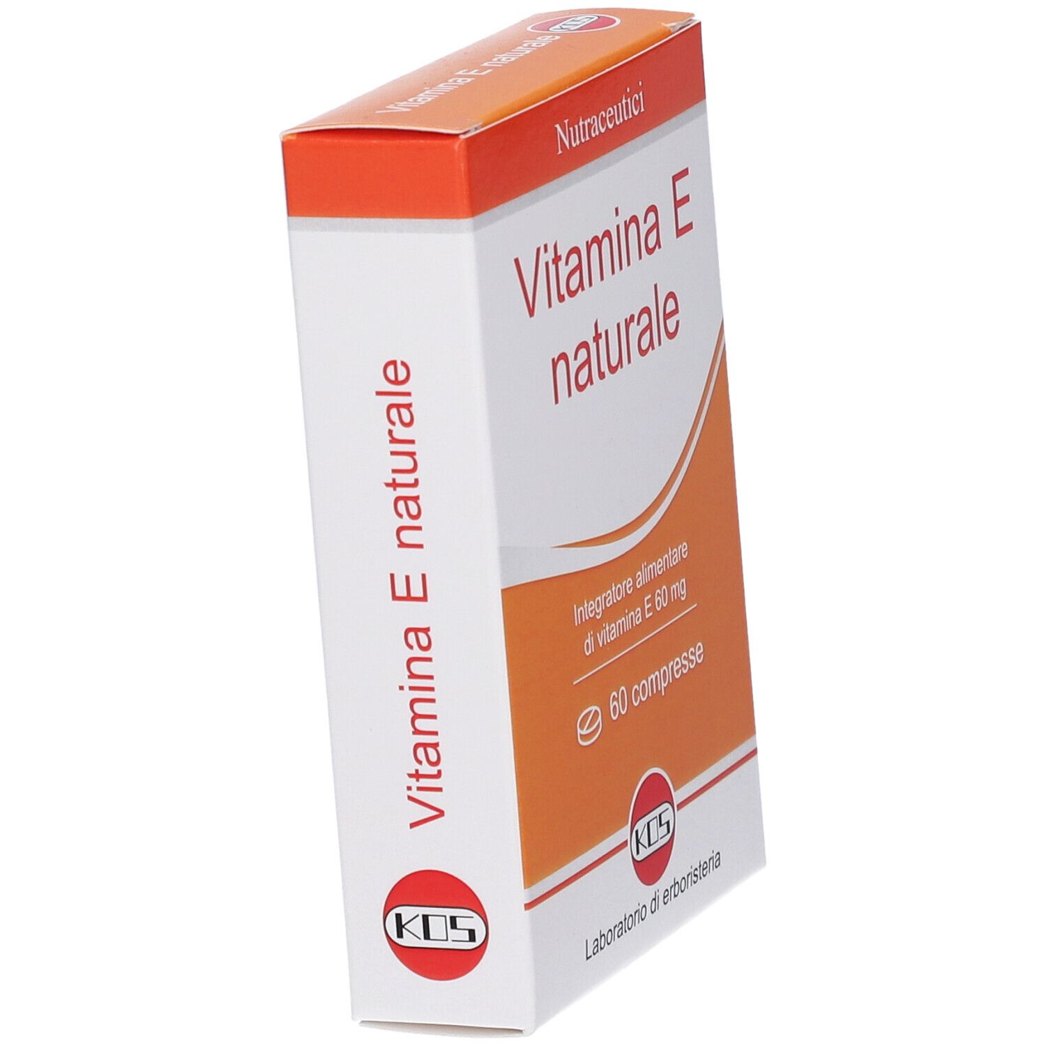 Confezione Vitamina E Naturale, 60 capsule.