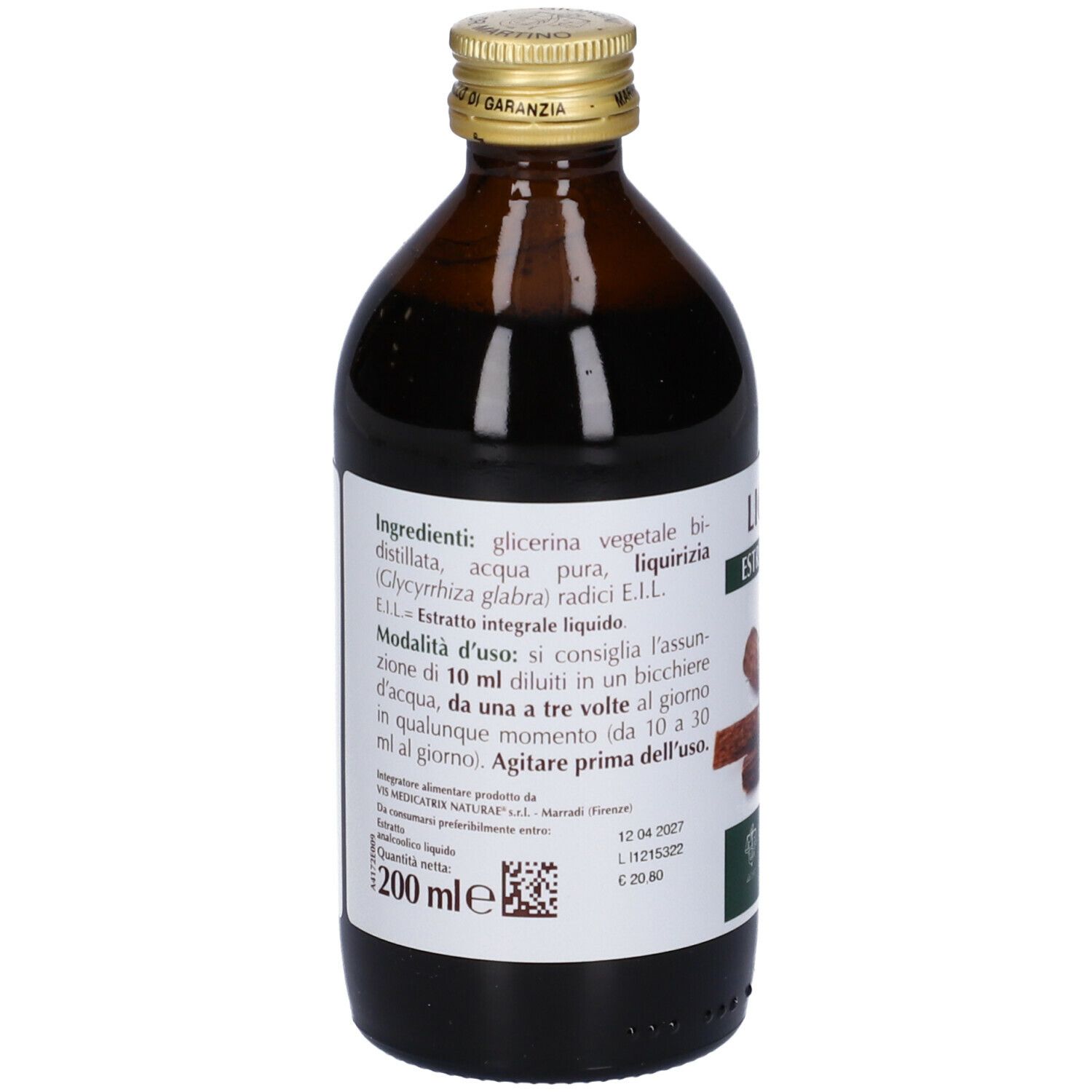 Liquirizia Estratto Integrale 200 Ml