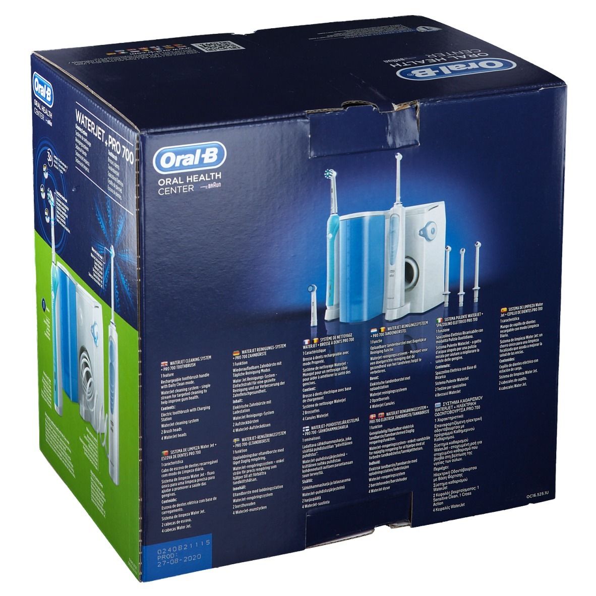 Oral-B Sistema Pulente Idropulsore Waterjet + Spazzolino Elettrico  Ricaricabile PRO 700 1 pz
