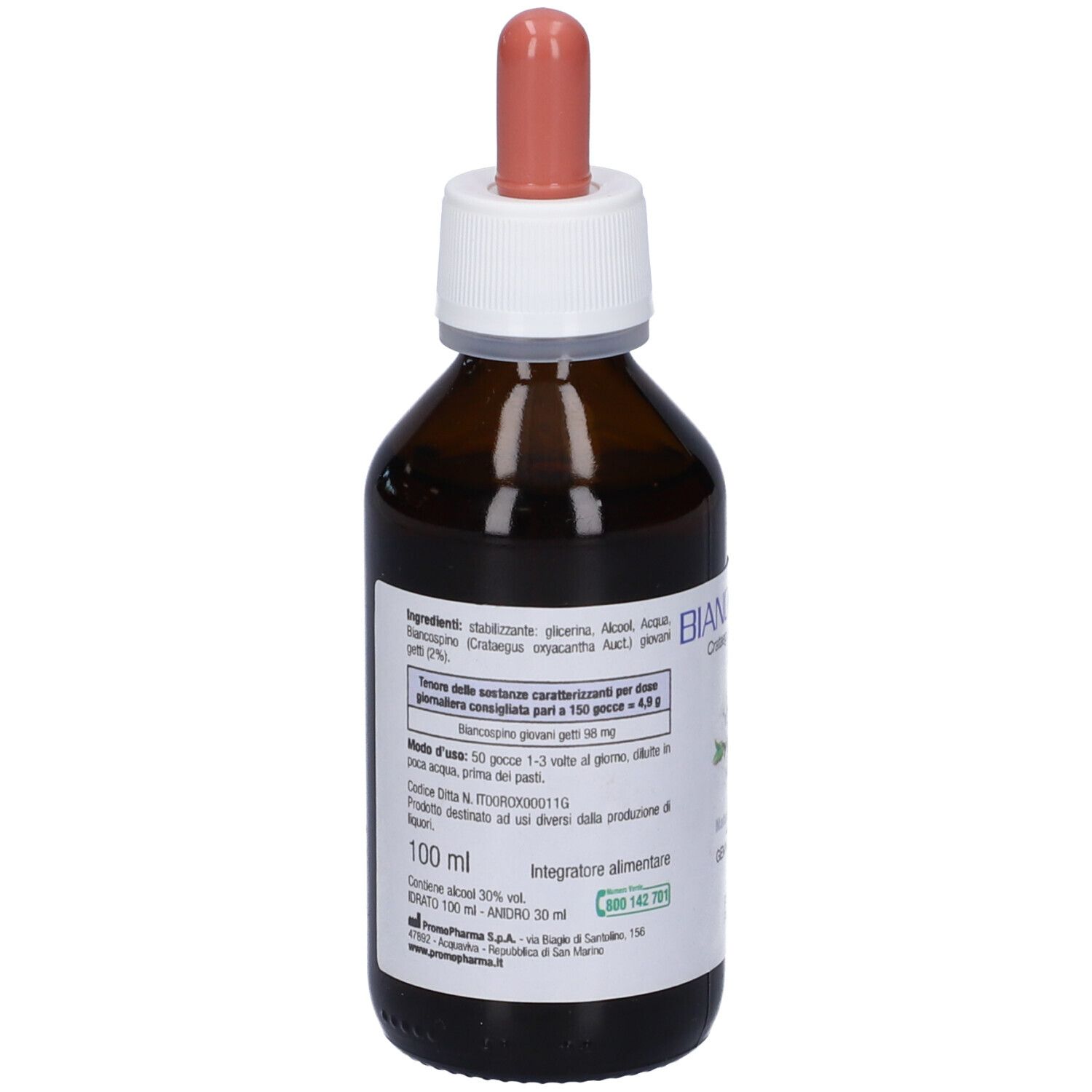 PromoPharma Biancospino Gemmoderivato Gocce