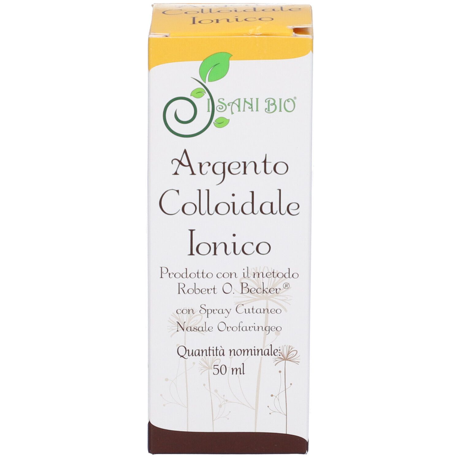 Argento Colloidale Ionico 40 ppm 50 ml Spray 50 ml