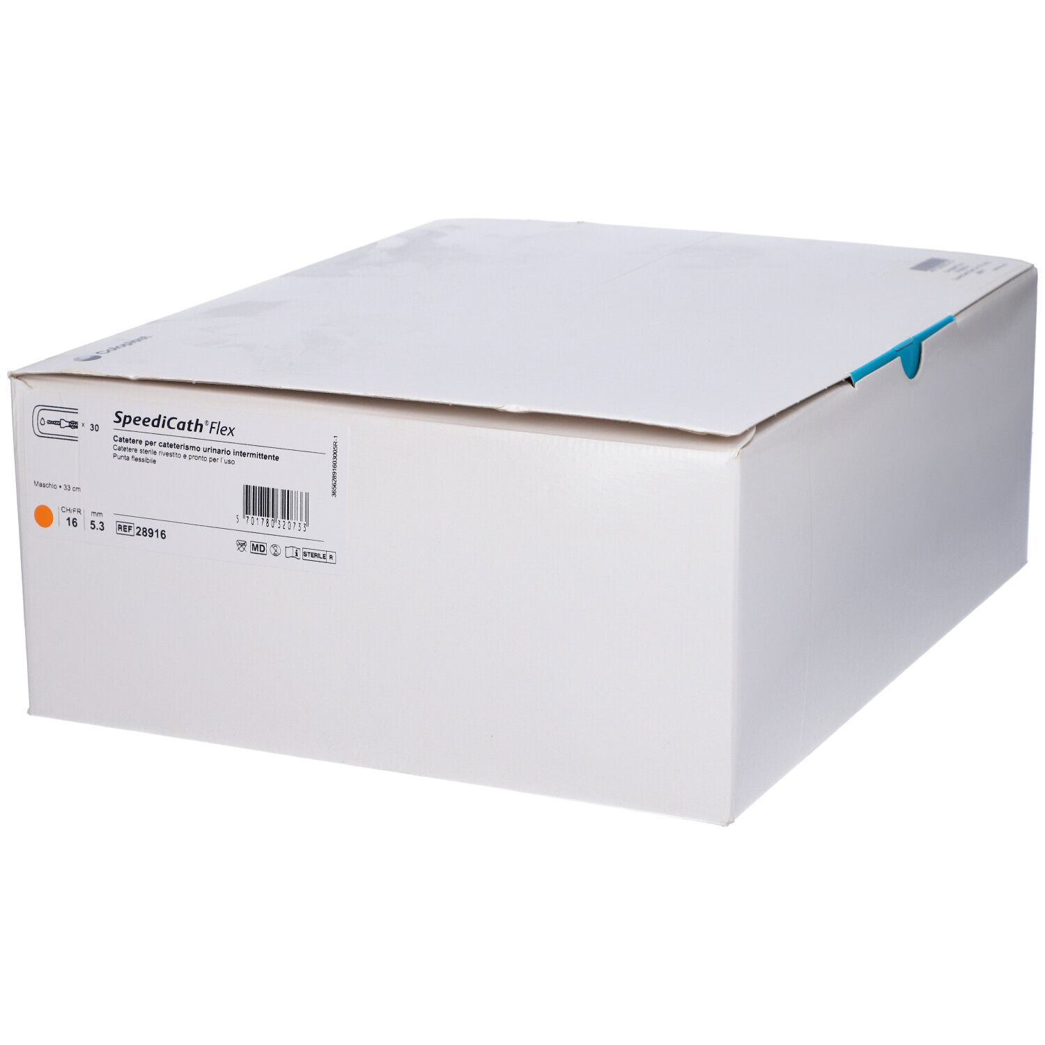 Catetere Autolubrificante Speedicath Flex Ch16 Uomo Nelaton Immerso In Soluzione Fisiologica Sterile 30 Pezzi